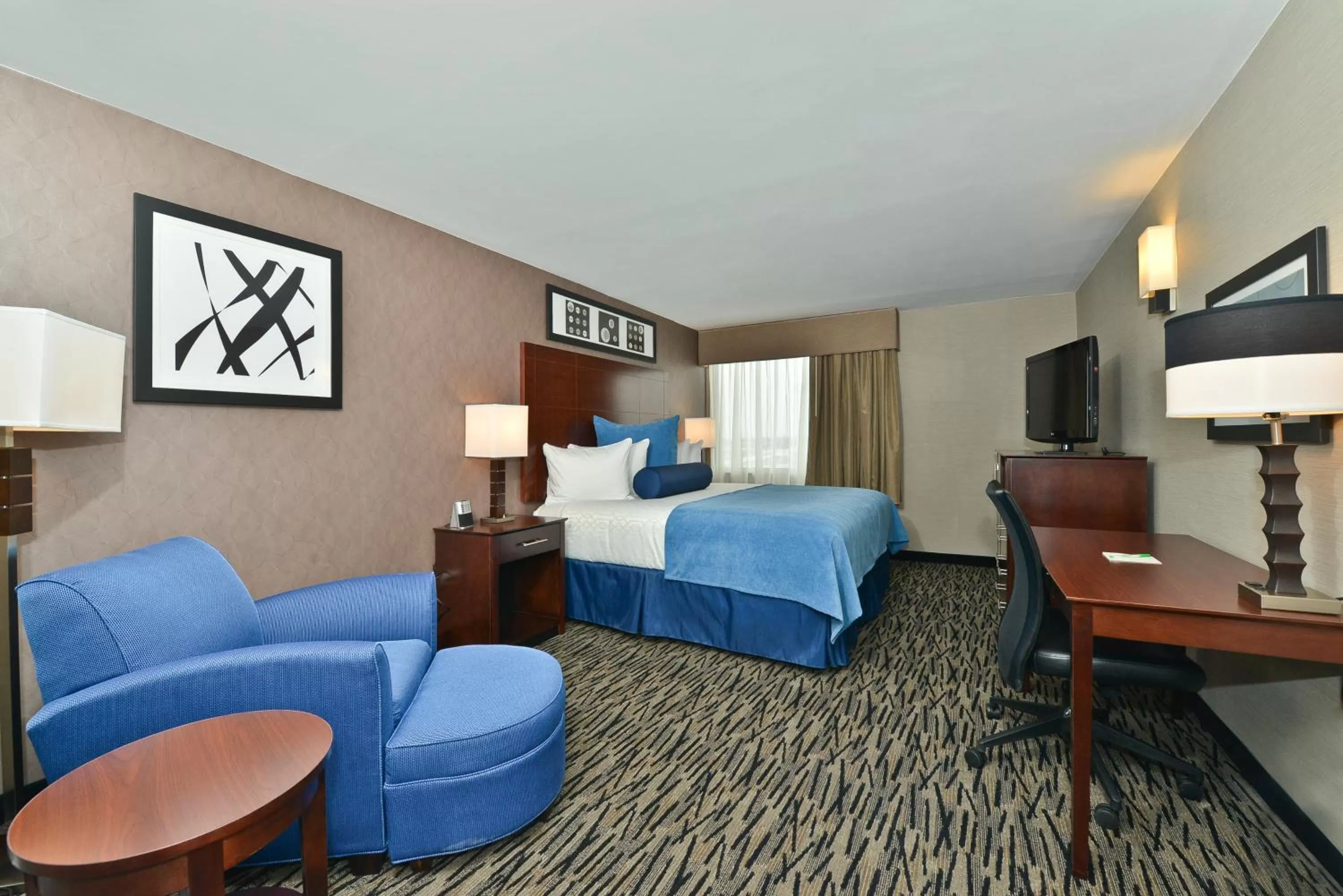 Bedroom, Bed in Wyndham Garden Elk Grove Village - O'Hare