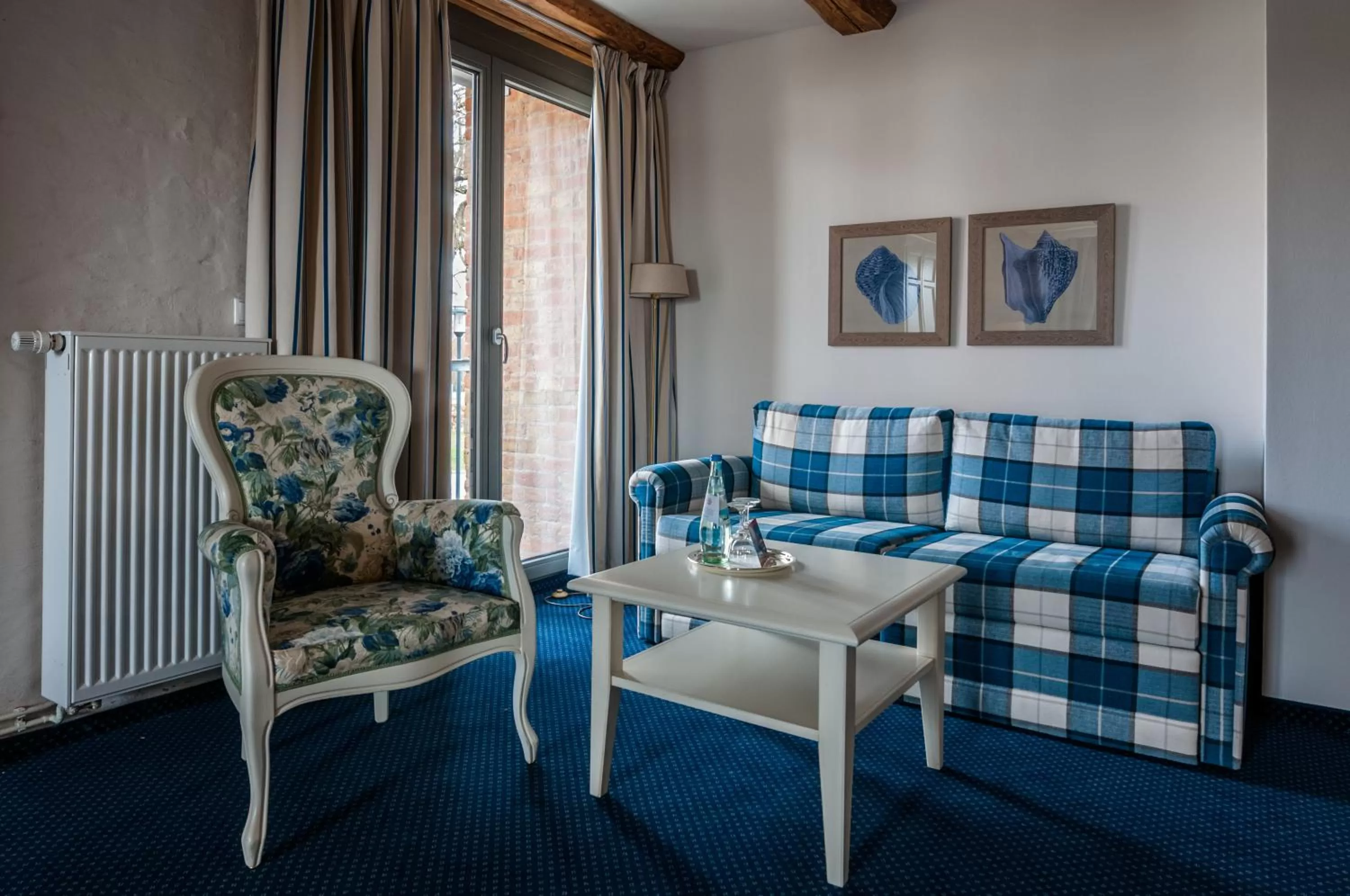 Seating area in Hotel Alter Kornspeicher