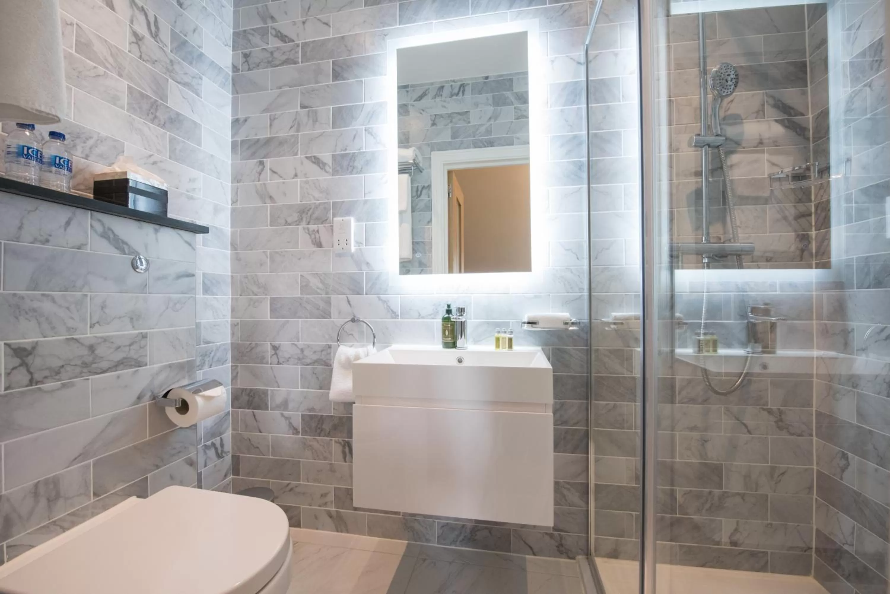 Shower in The Lansbury Heritage Hotel By Sunday - Canary Wharf London