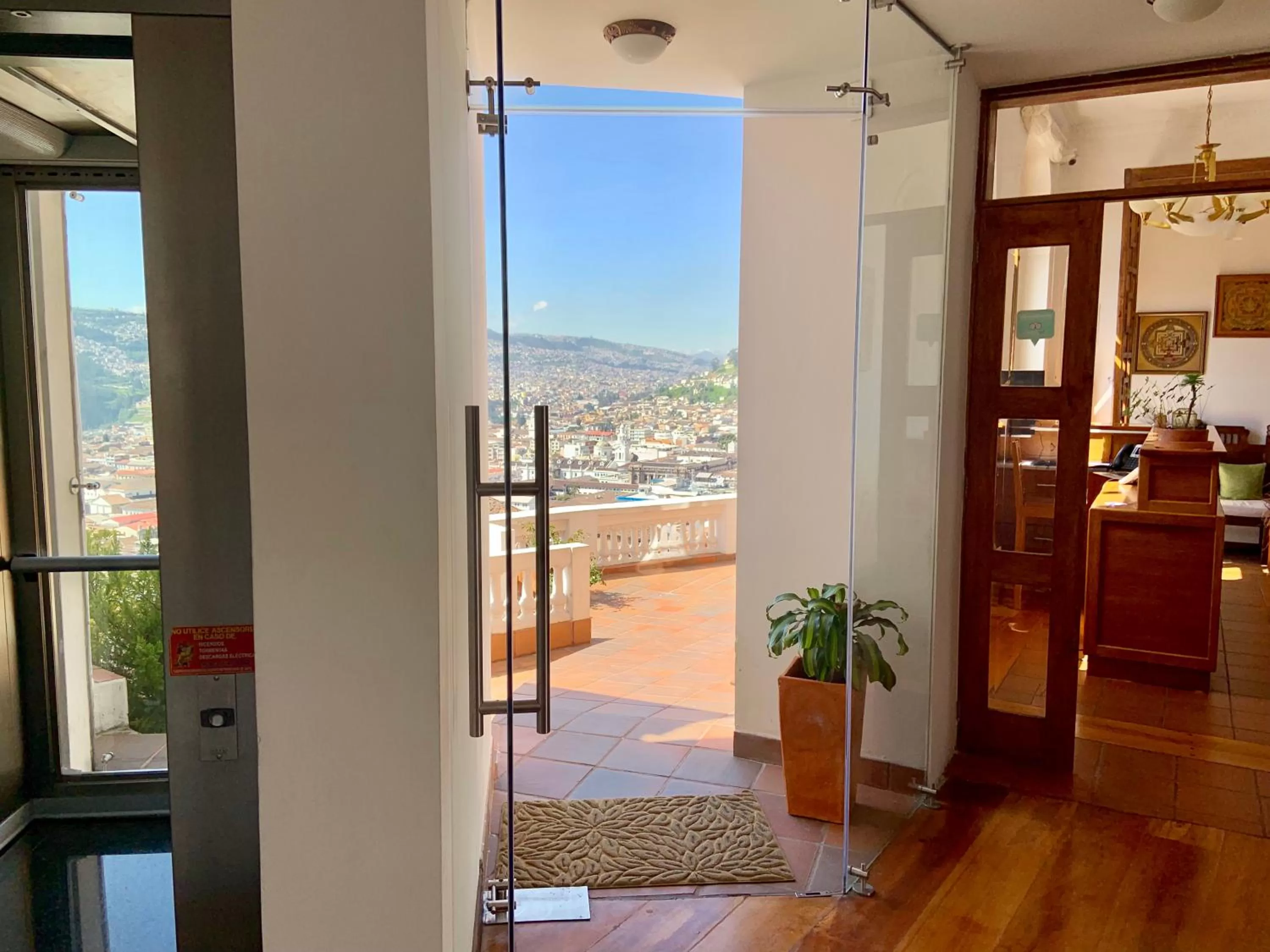 City view in Vista del Angel Hotel Boutique