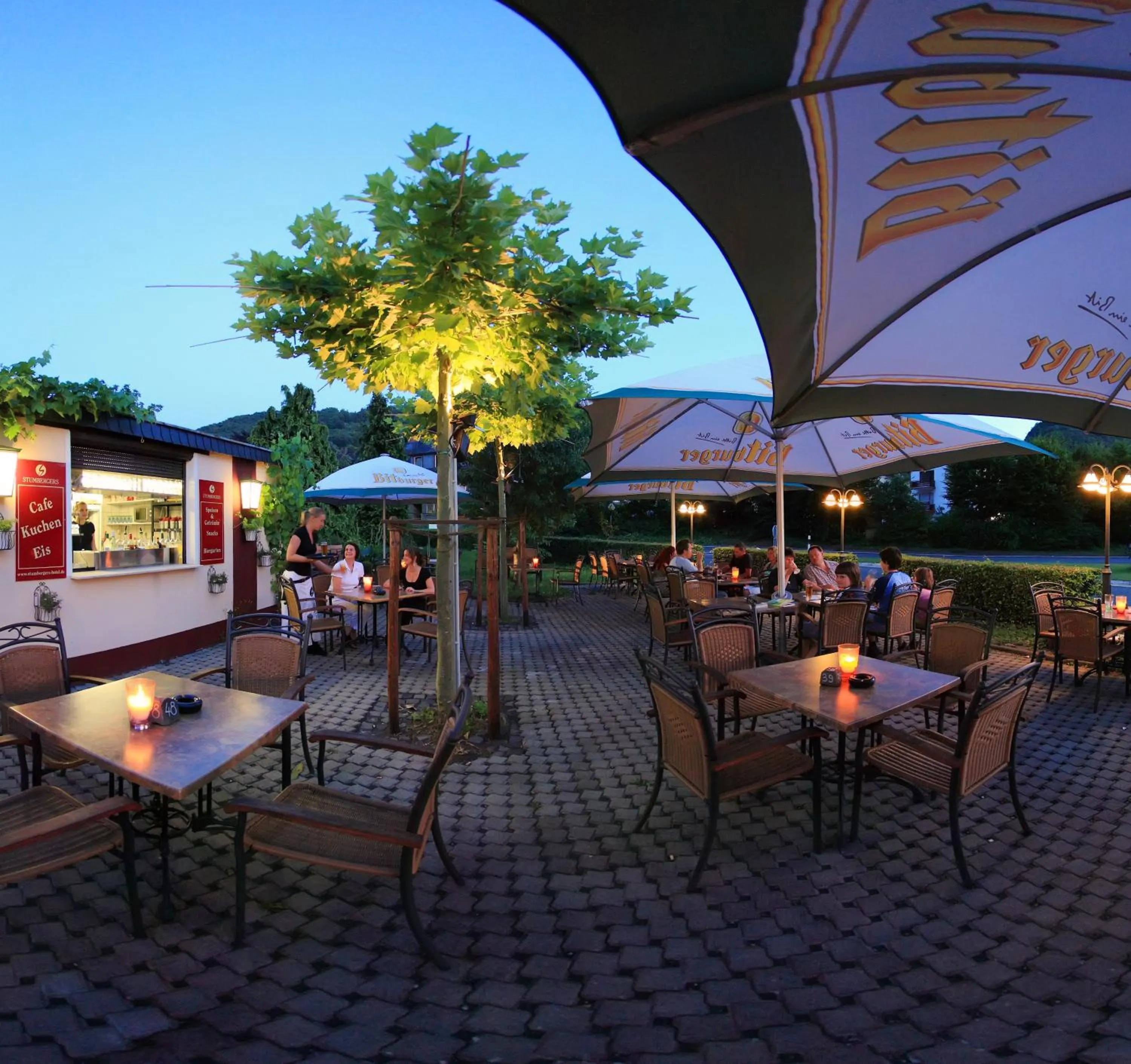 View (from property/room) in Stumbergers Hotel - free parking -