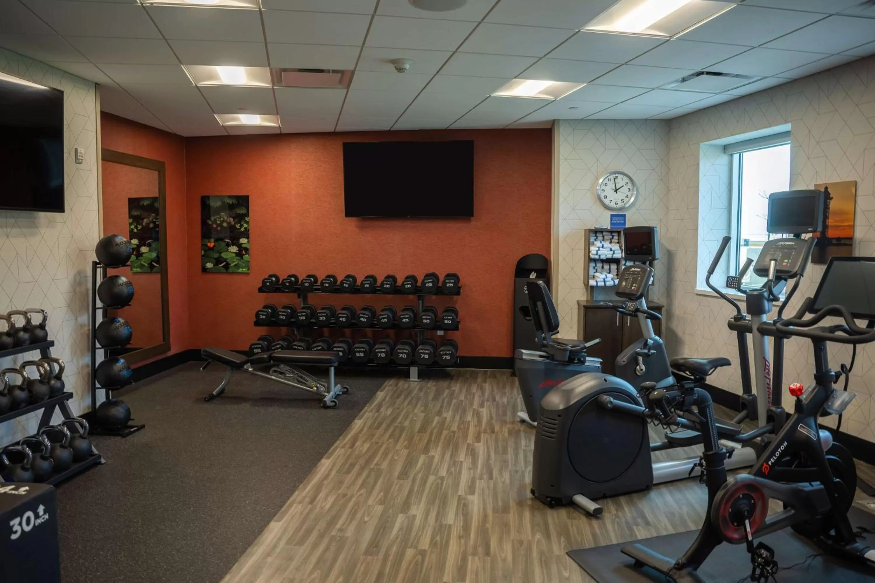 Fitness centre/facilities in Hampton Inn & Suites Erie Bayfront