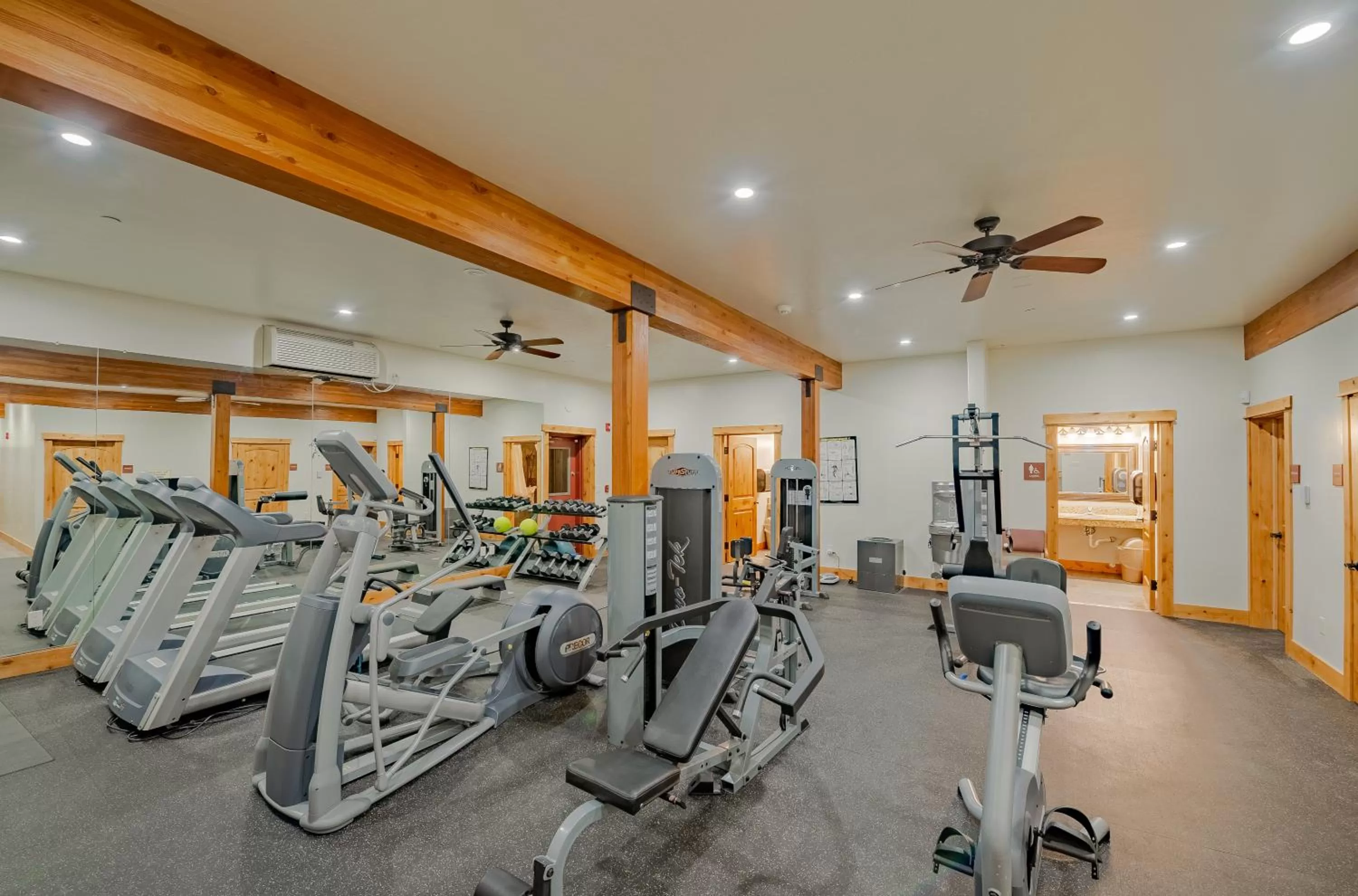 Fitness centre/facilities in Cowboy Village Resort