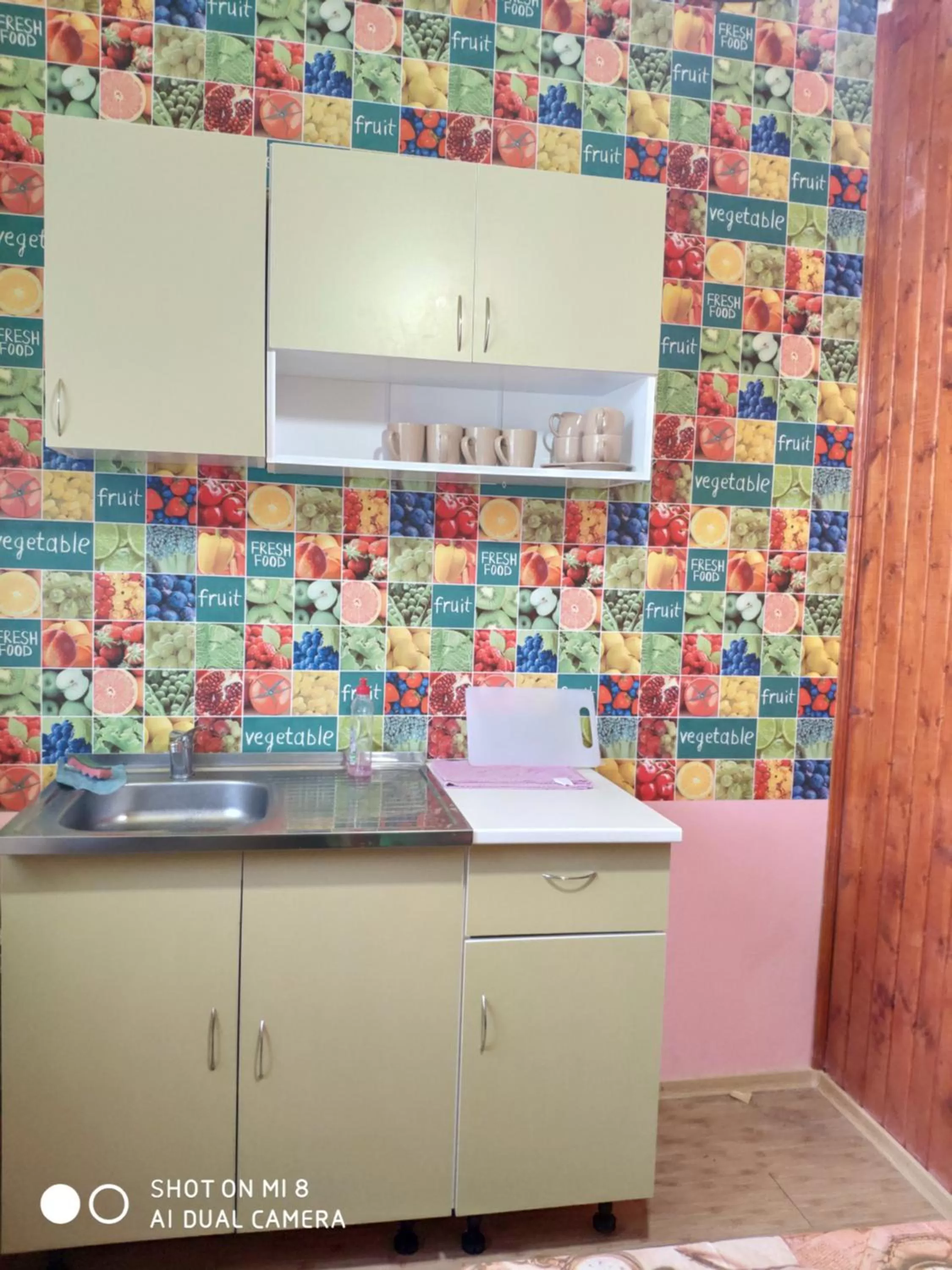 Kitchen or kitchenette in Hostel Vokzal