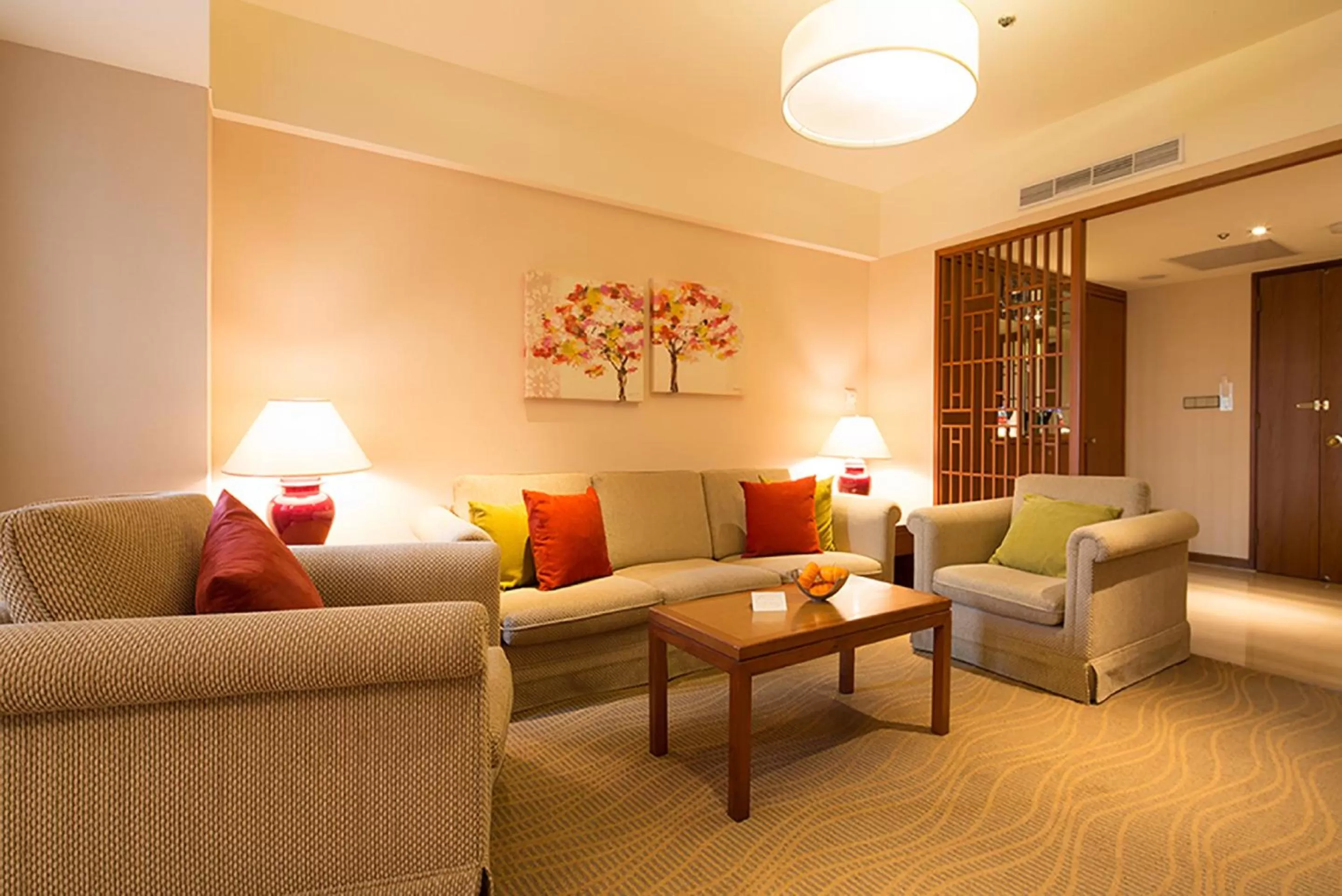 Living room in Hotel Riverview Taipei