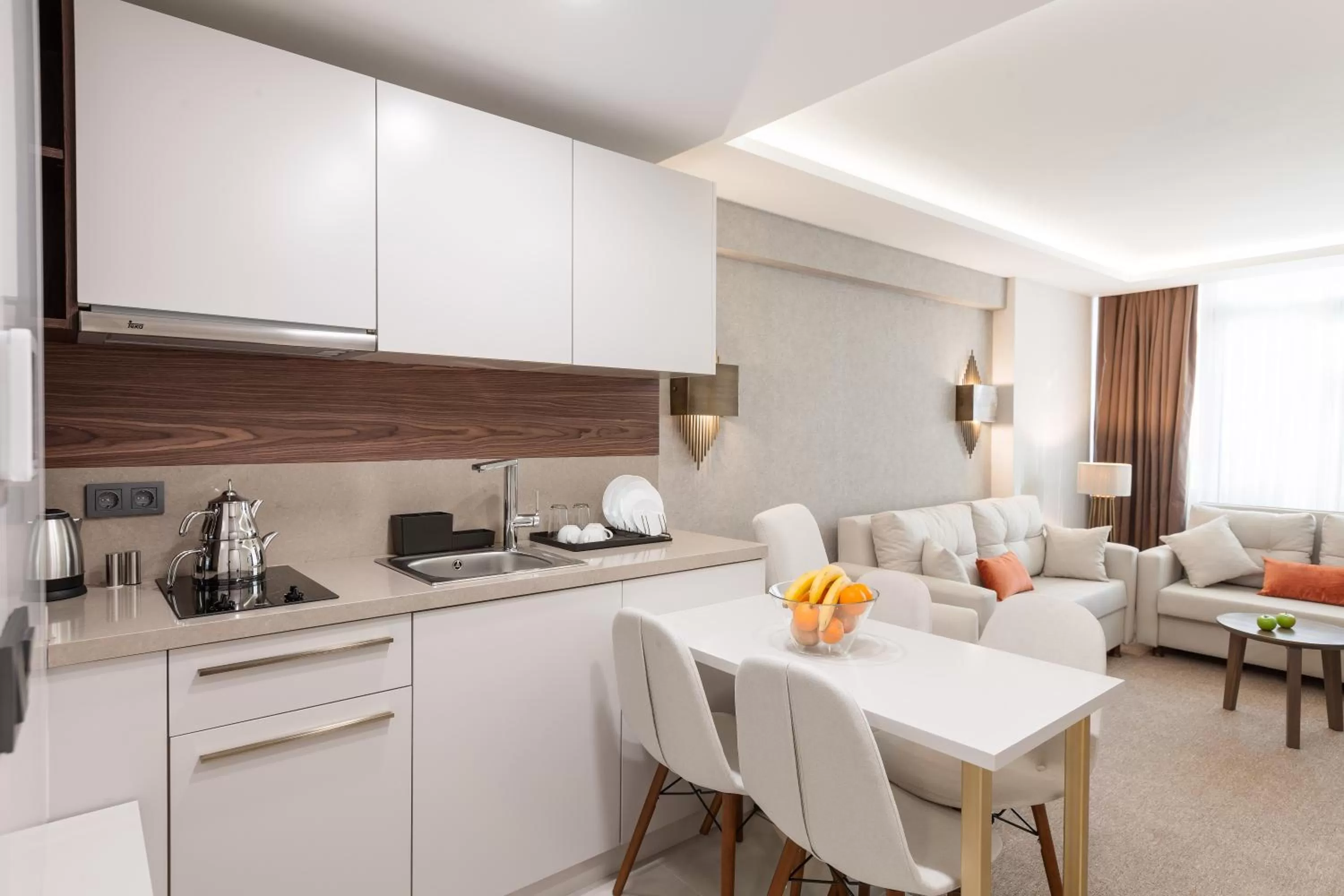 Kitchen or kitchenette in Sherry Suites Karaköy