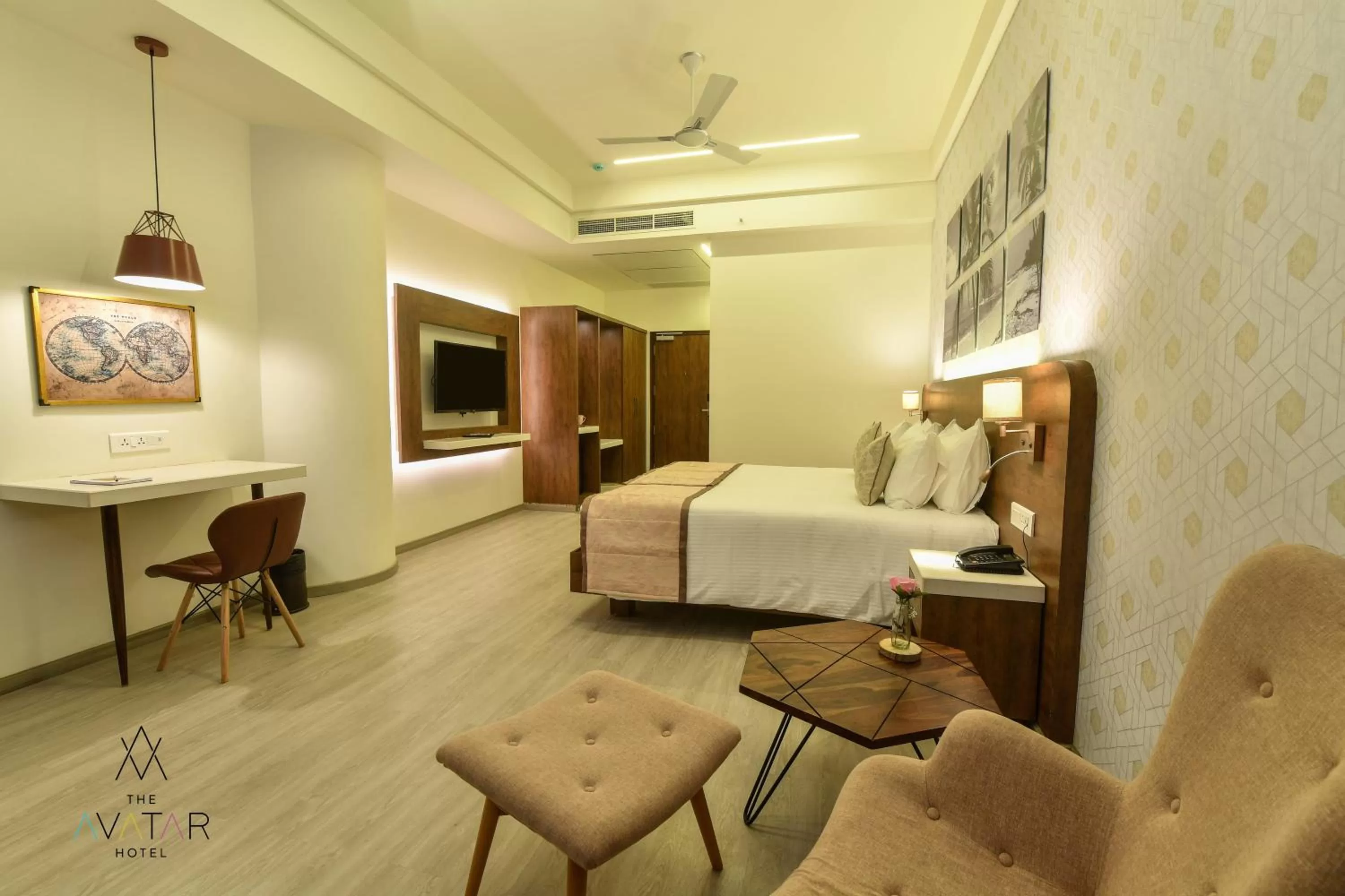 Bedroom, Bed in The Avatar Hotel & Convention