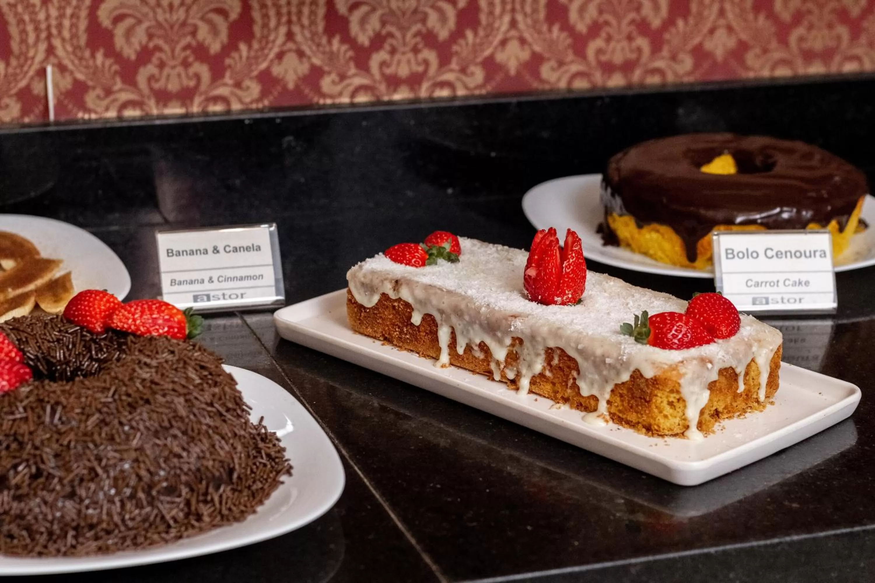 Buffet breakfast in Astor Hotel