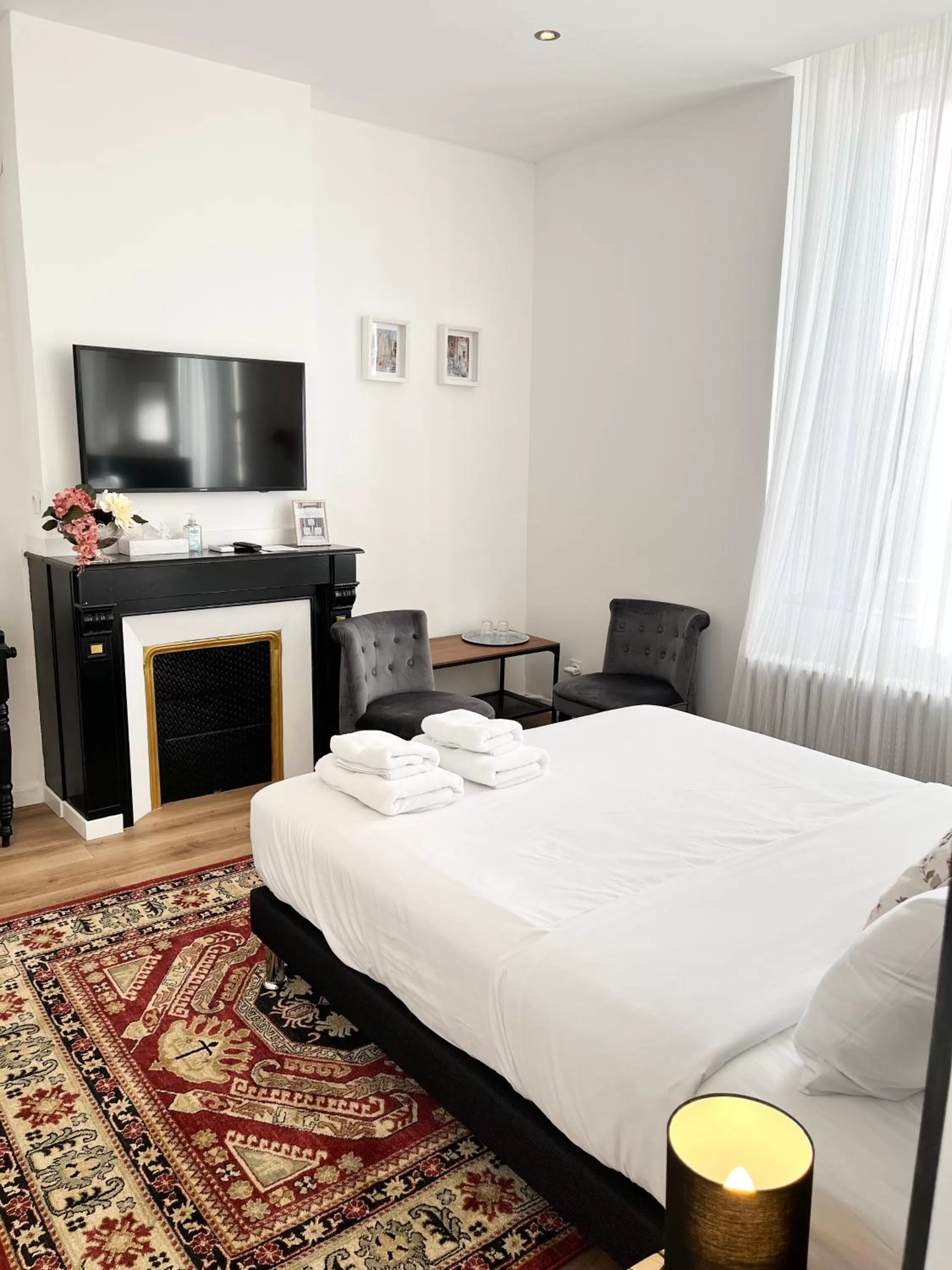 Bed in SalutBB Chambre d'hote