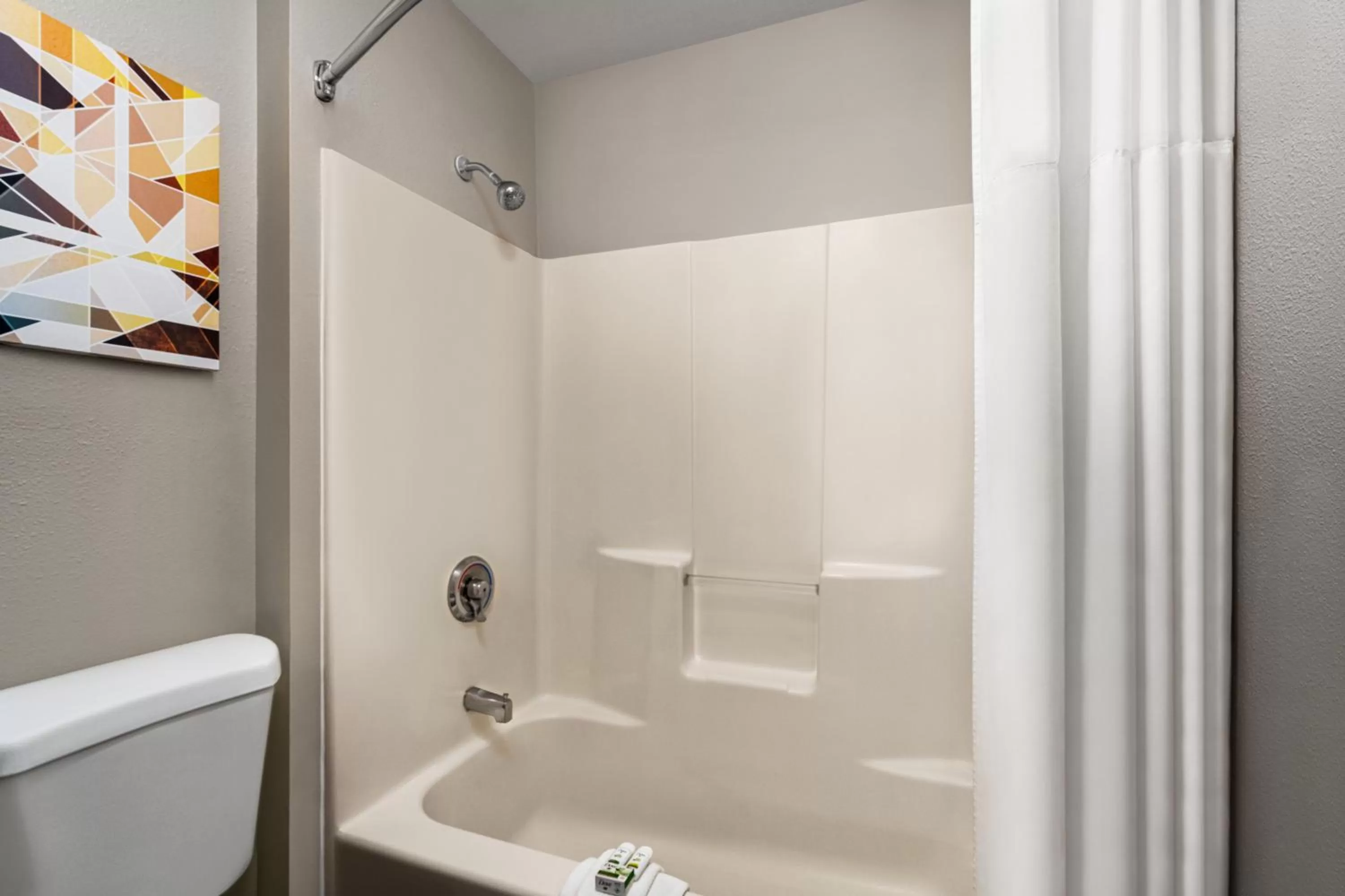 Shower in La Quinta by Wyndham Chicago Tinley Park