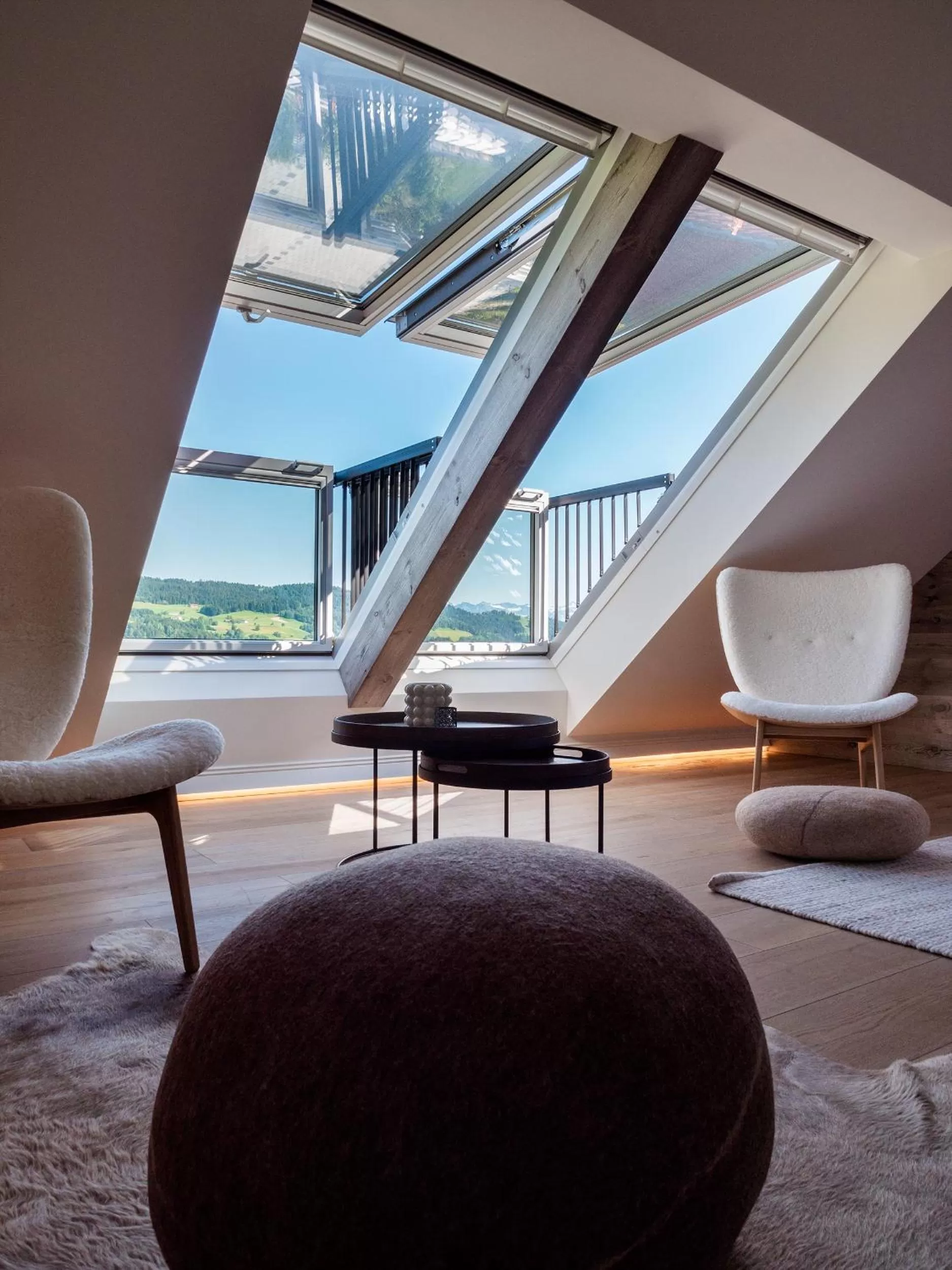 Living room in Alpenloge Design Hotel
