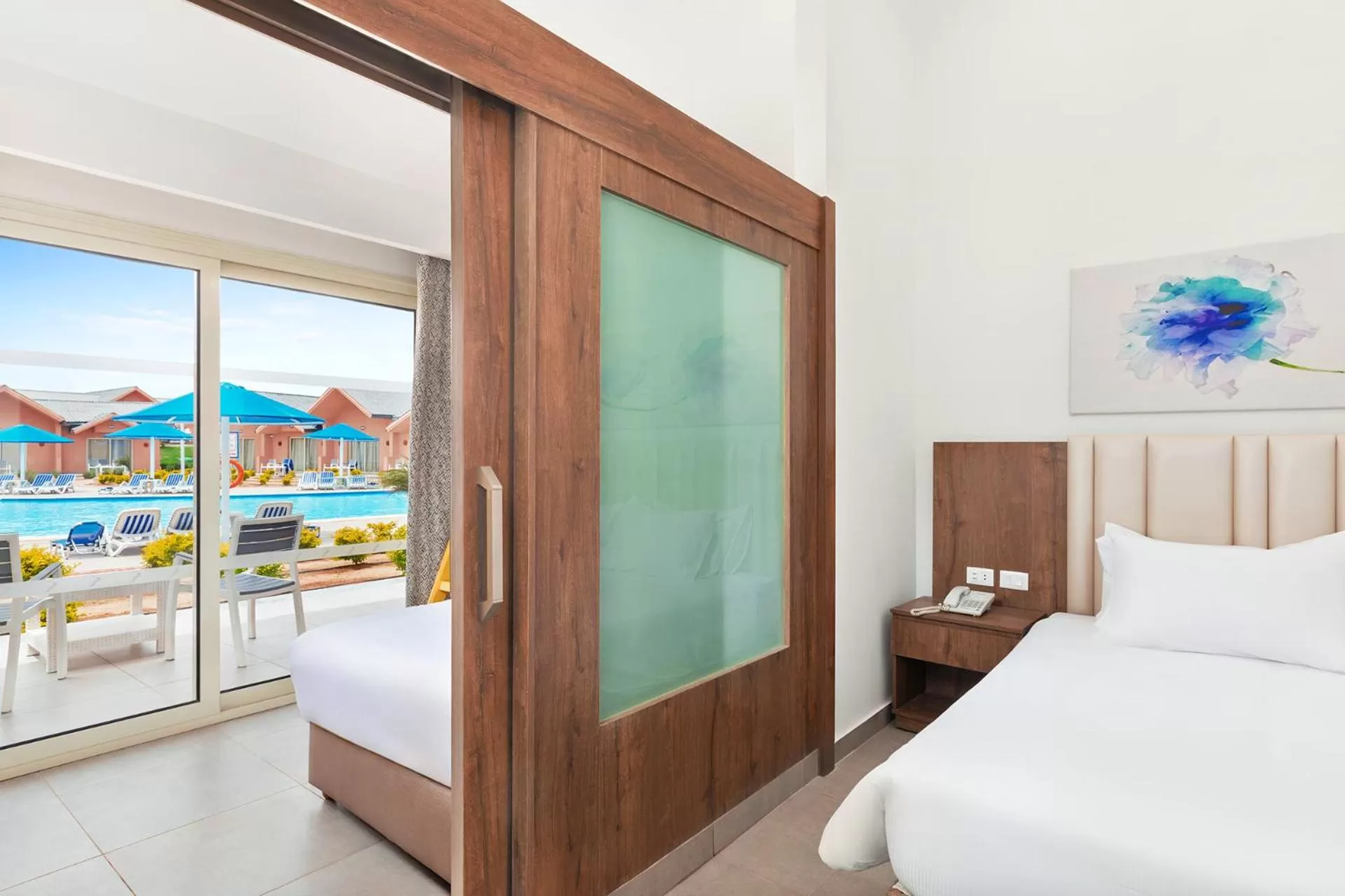 Bed in Pickalbatros Jungle Aqua Park - Neverland Hurghada