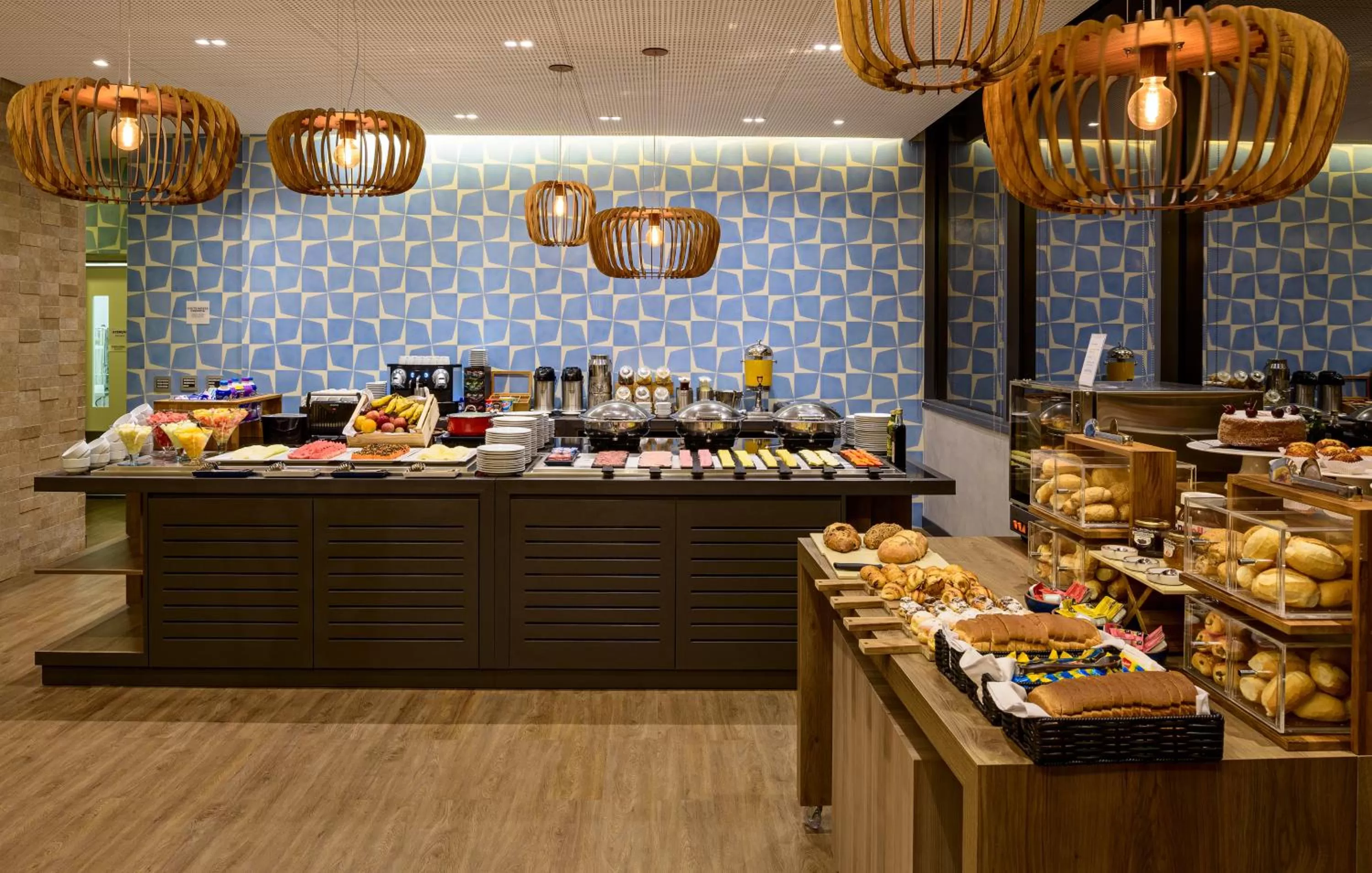 Buffet breakfast in Novotel Sorocaba