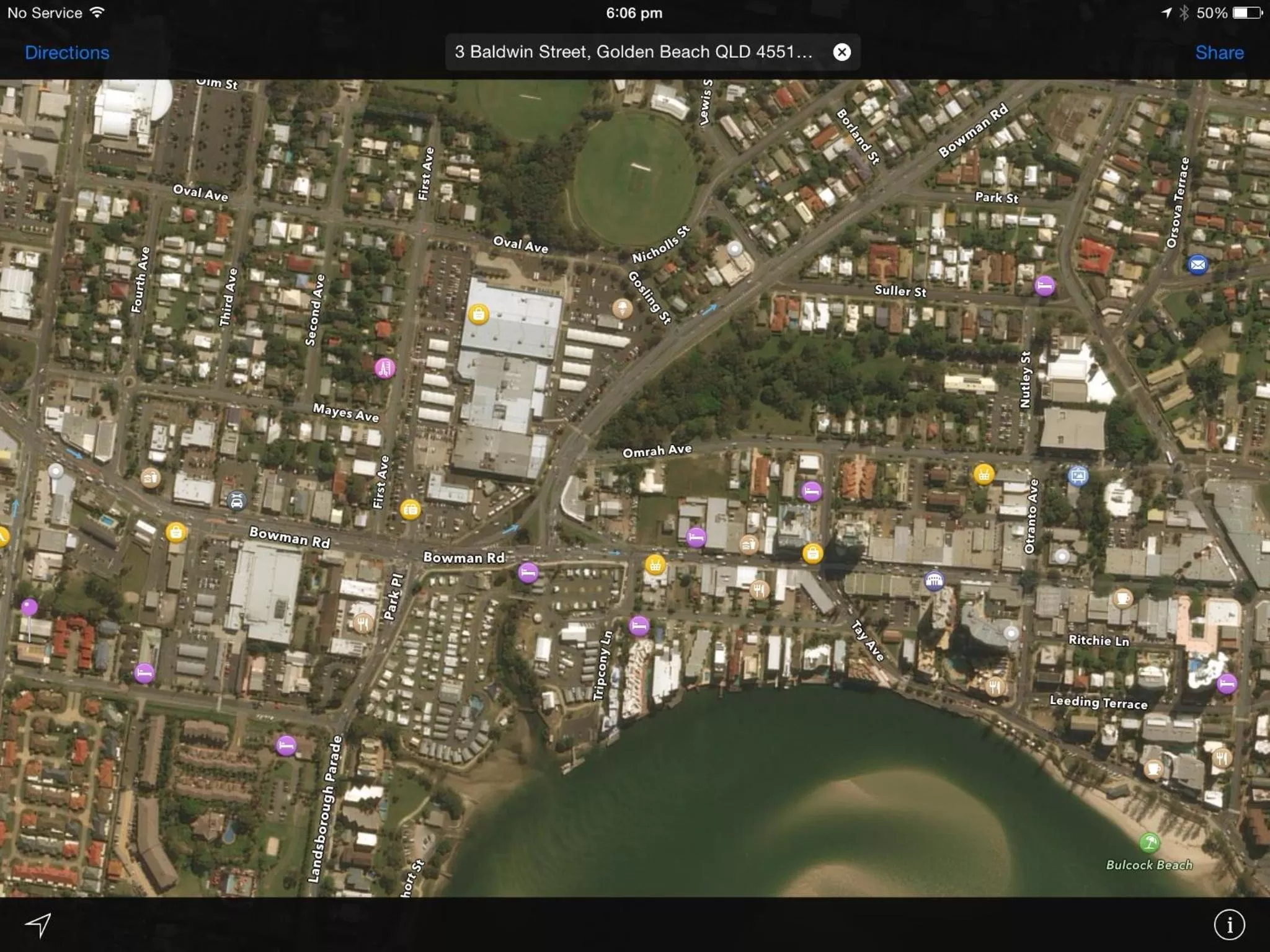 Bird's eye view in Golden Beach Motor Inn, Caloundra