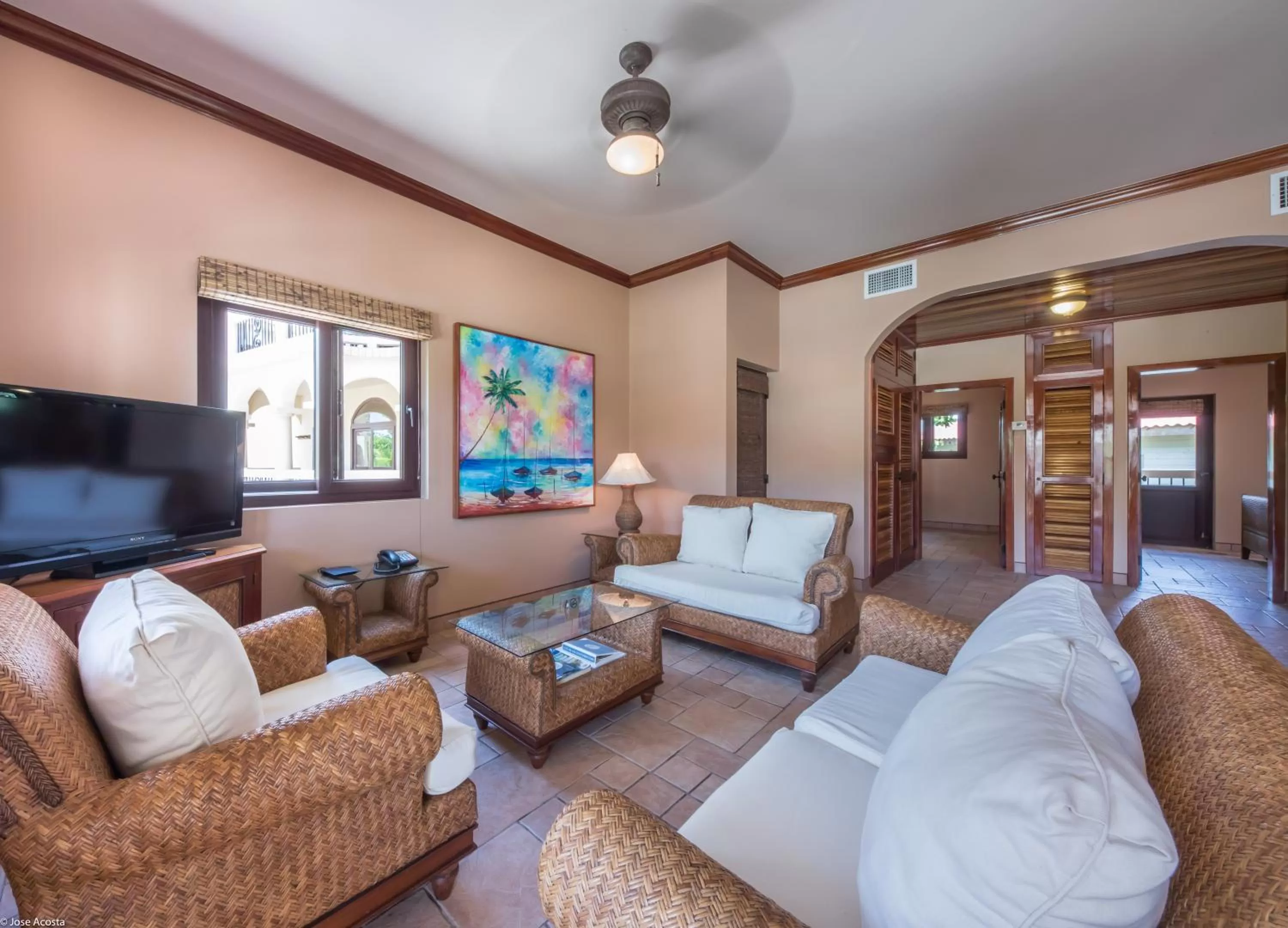 Living room in Coco Beach Resort