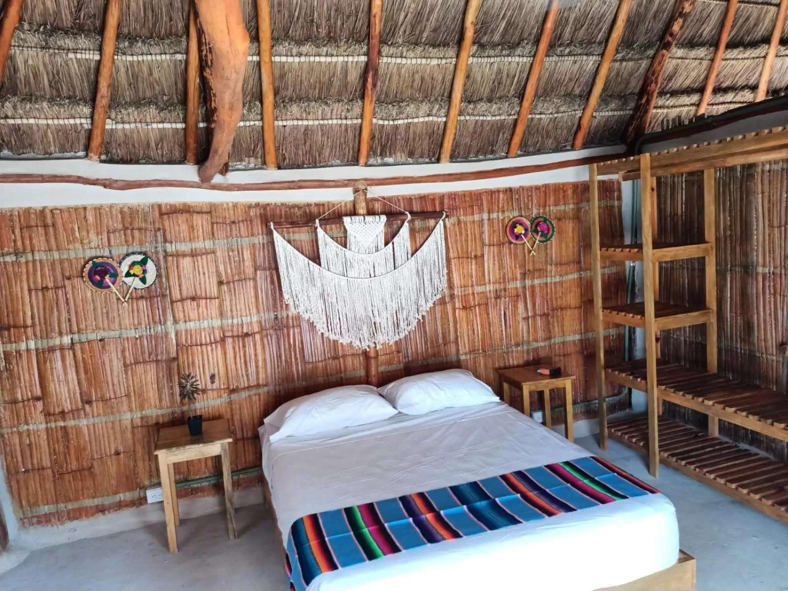 Photo of the whole room, Bed in Cabañas Cinco Elementos
