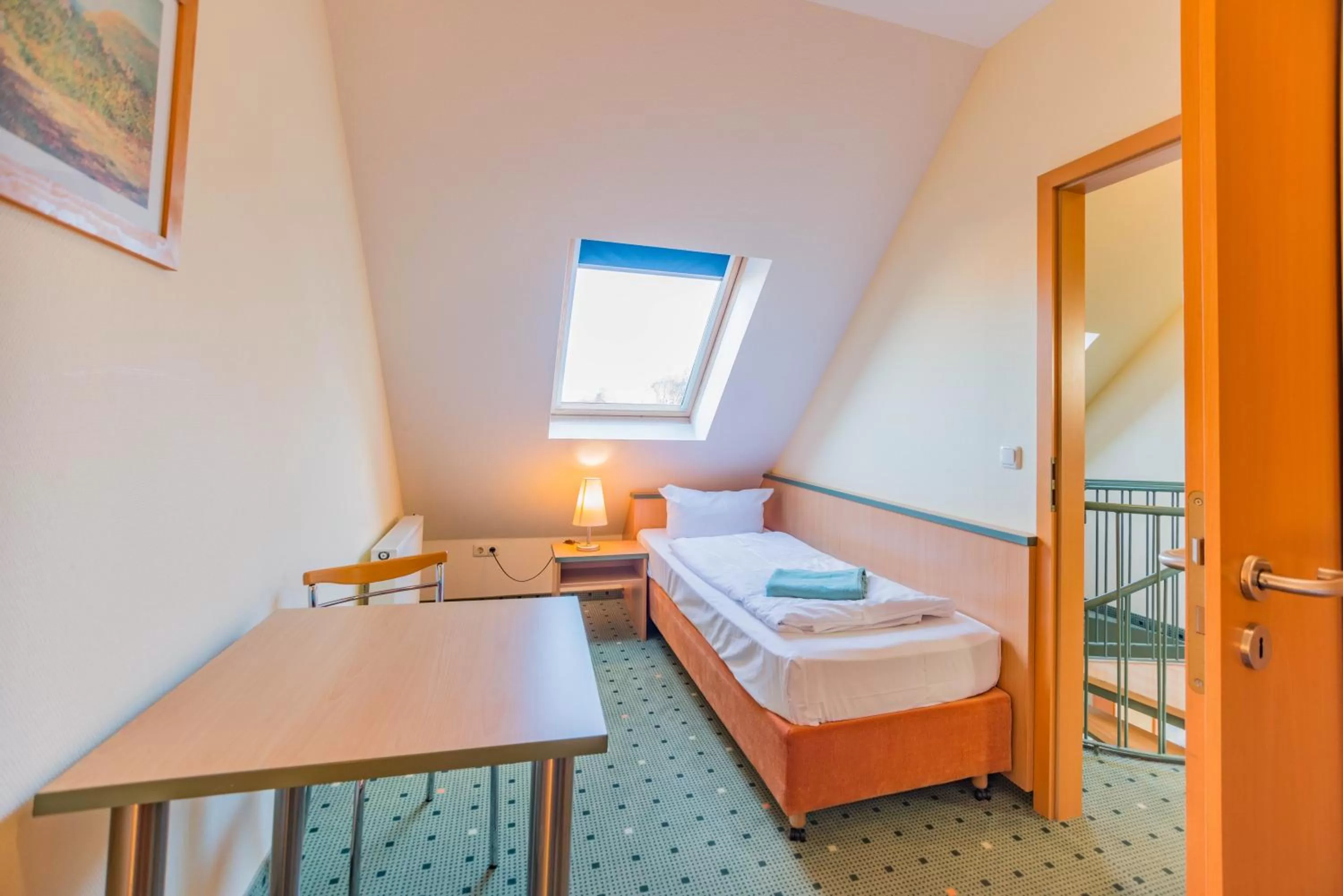 Bed in Am Weststrand Apartmenthaus Waldeck