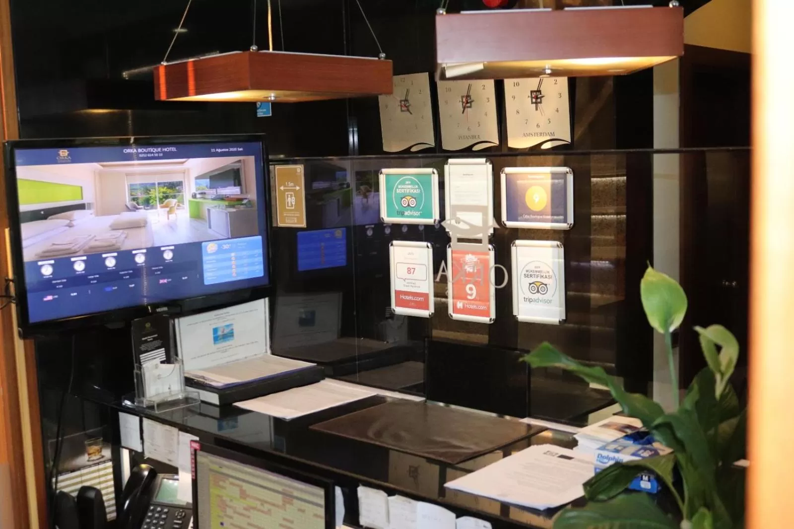 Lobby or reception in Orka Boutique Hotel