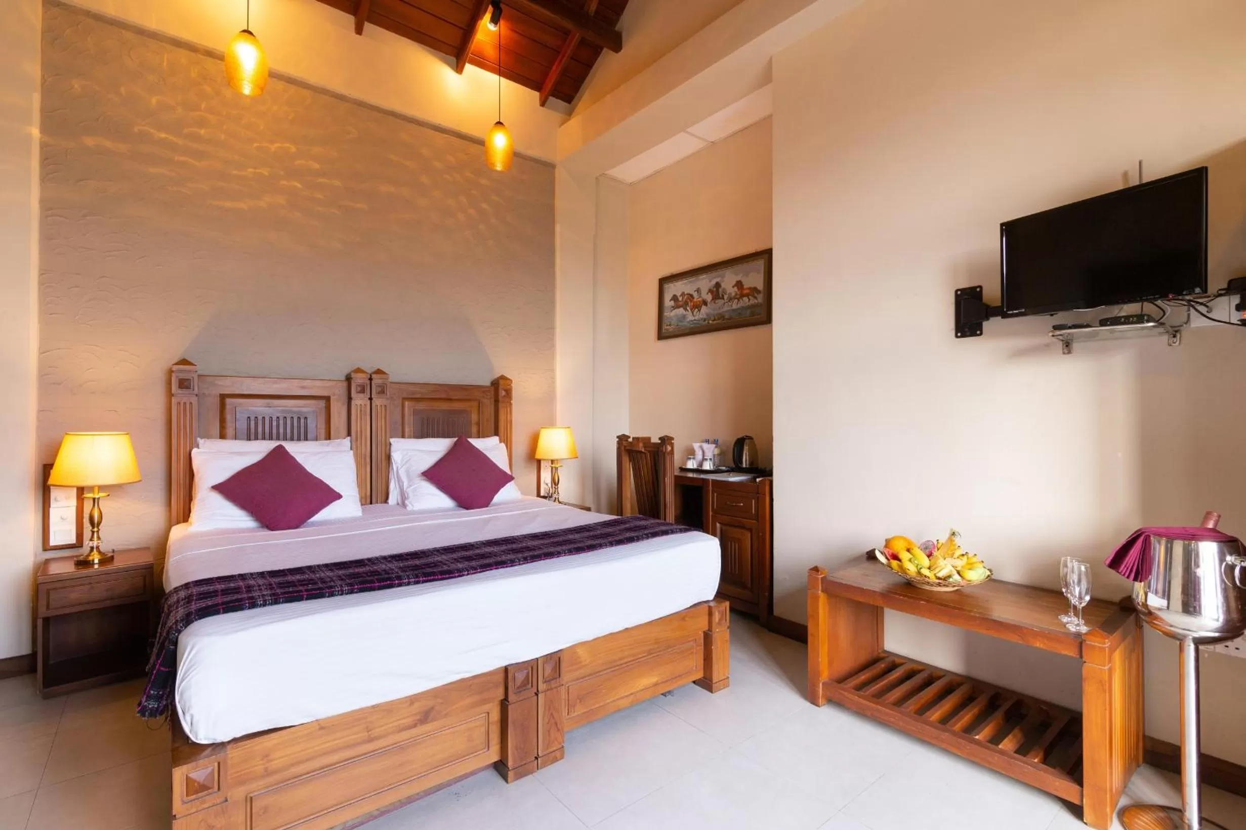 TV and multimedia, Bed in Piumara Residence