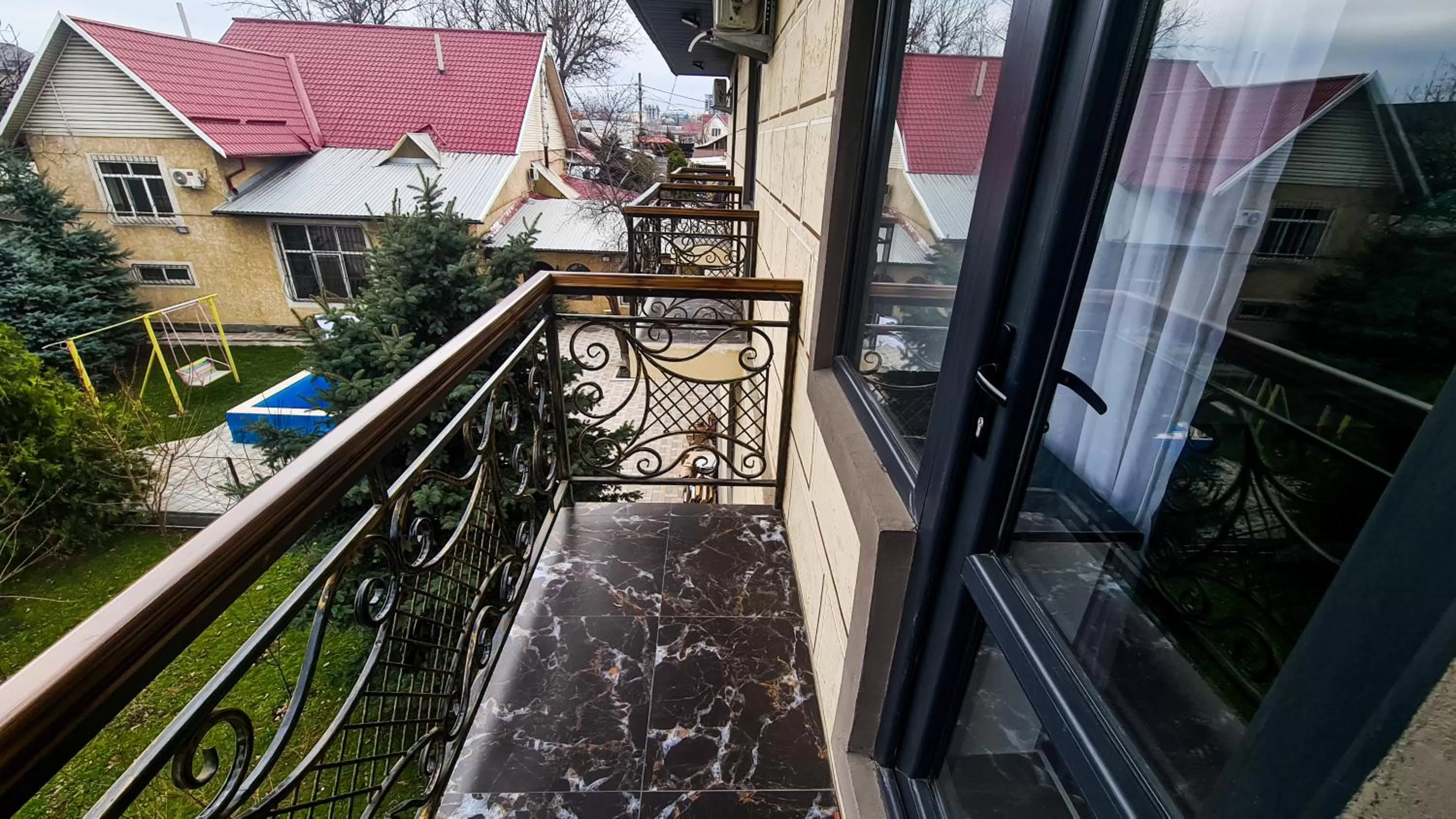 Balcony/Terrace in Dosman Hotel Bishkek