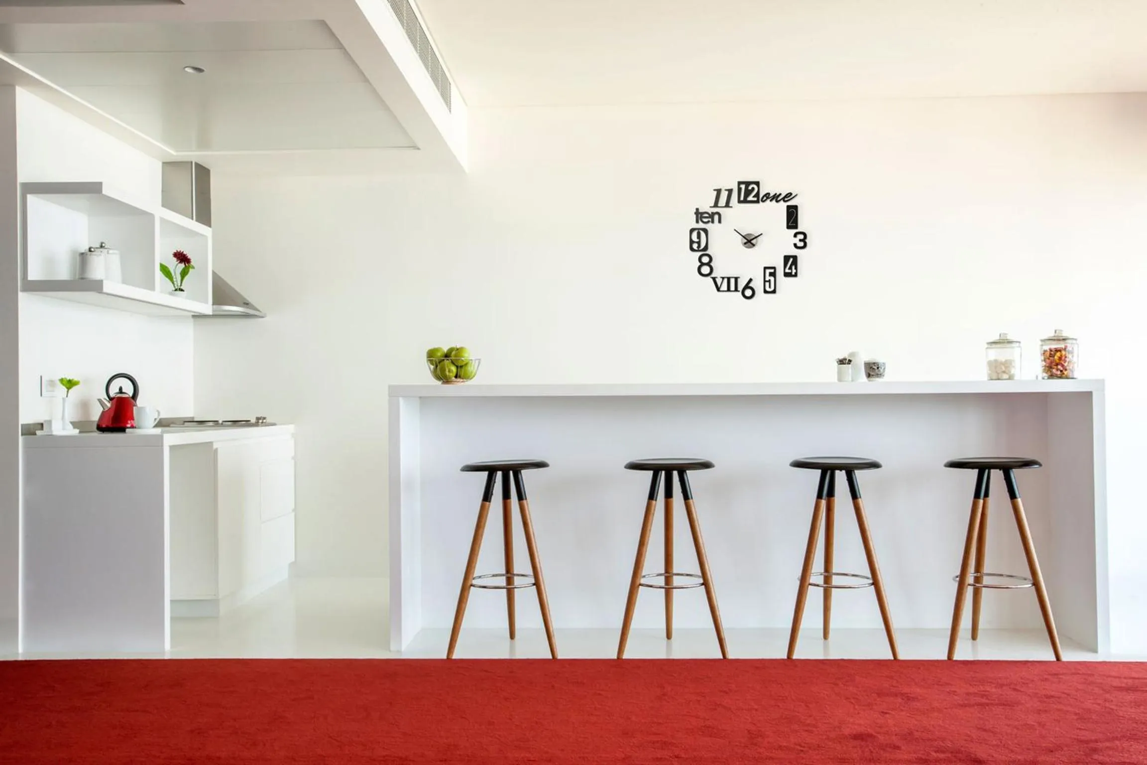 Kitchen or kitchenette in 1866 Court & Suites Hotel