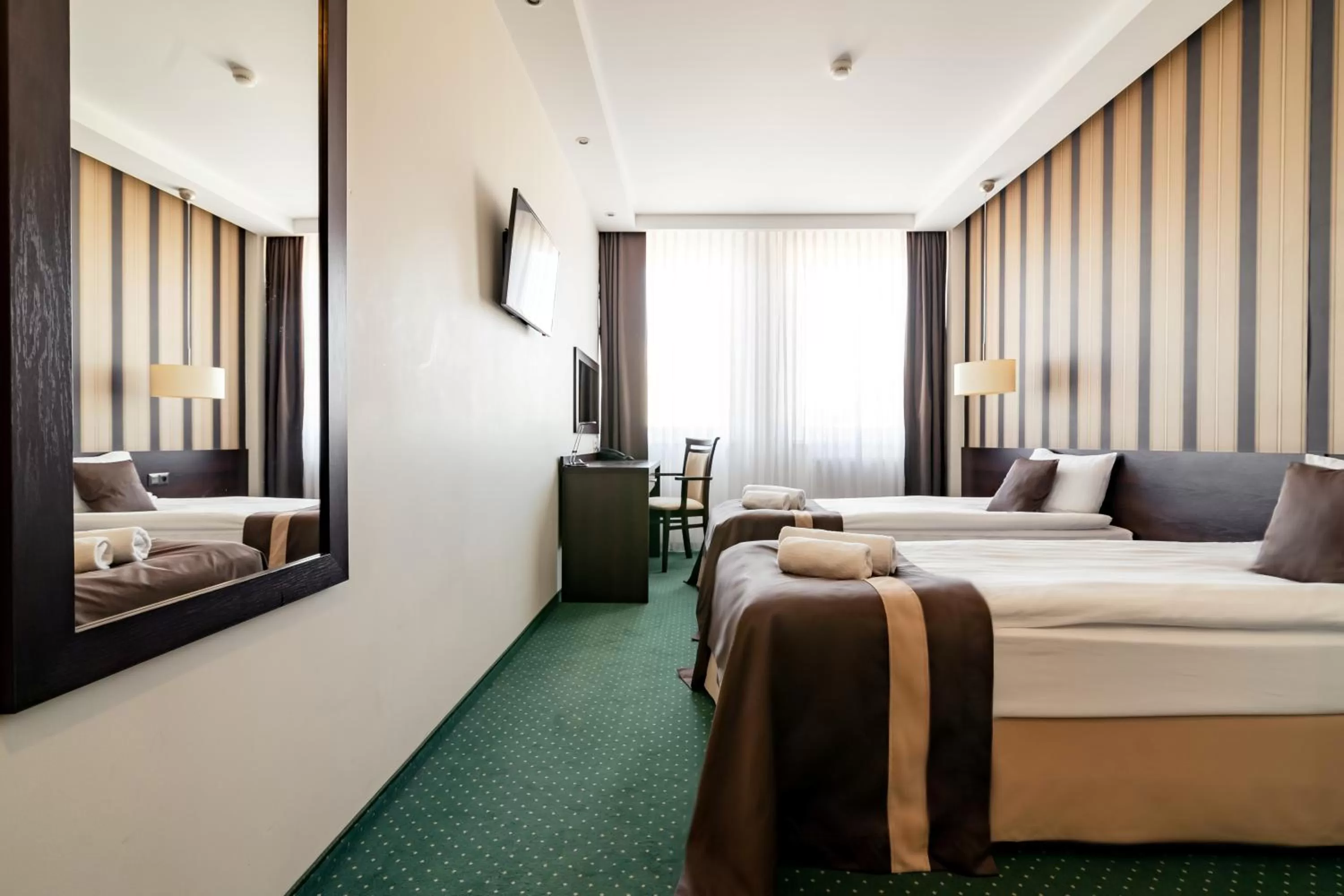 Bed in Hotel Maraton