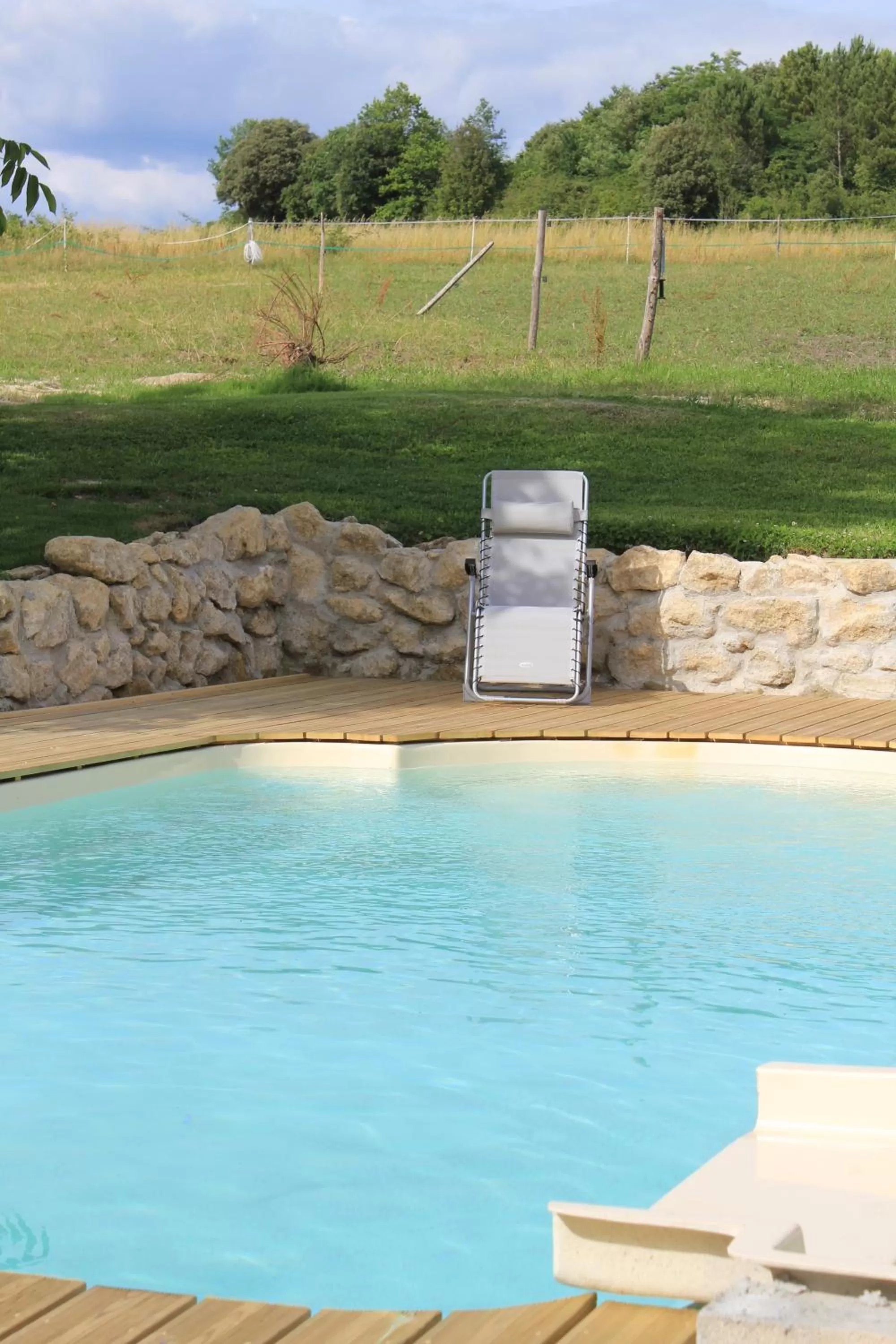 Swimming pool in Château Puygrenier
