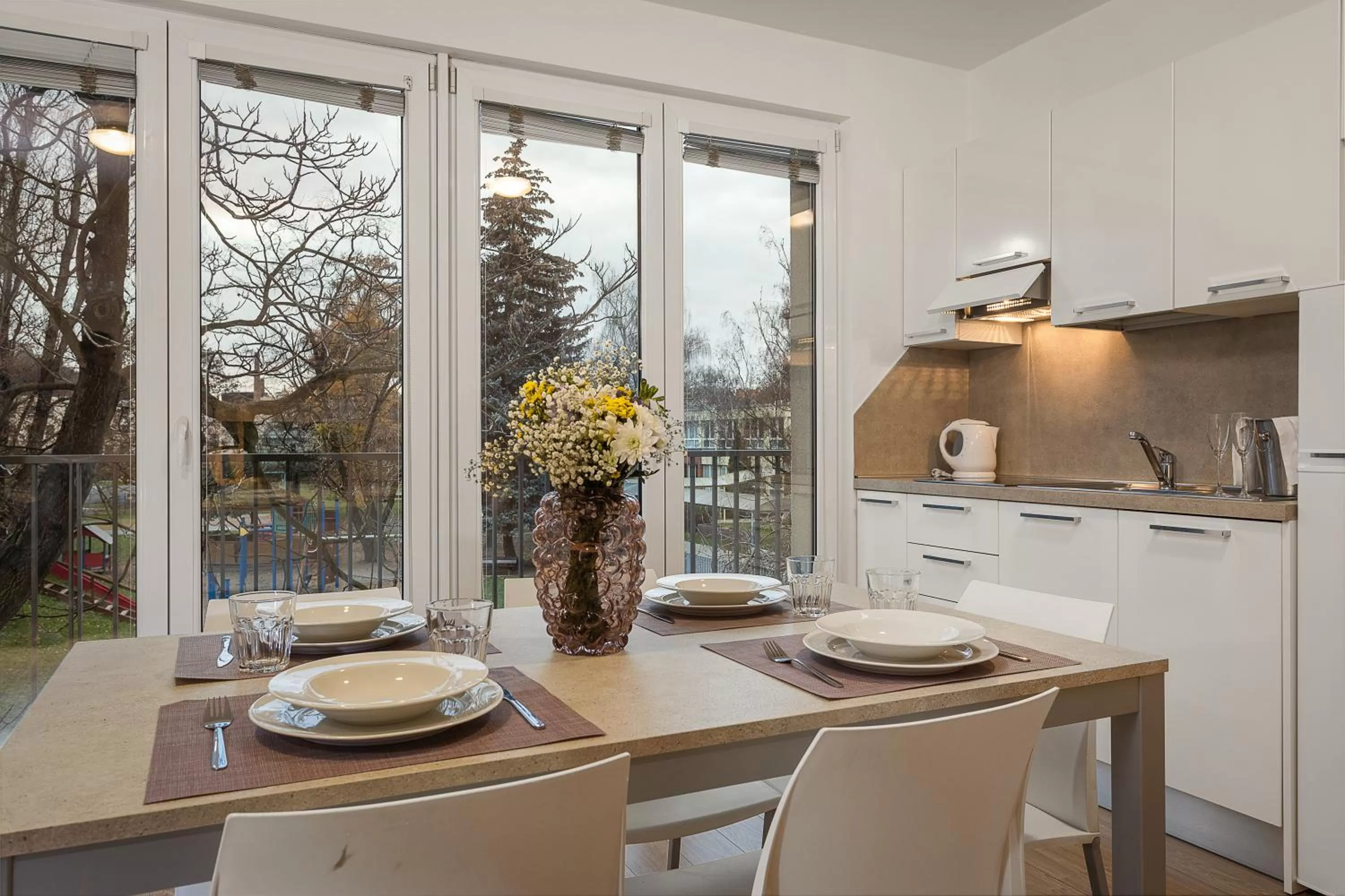 Kitchen or kitchenette in Prague City Residence