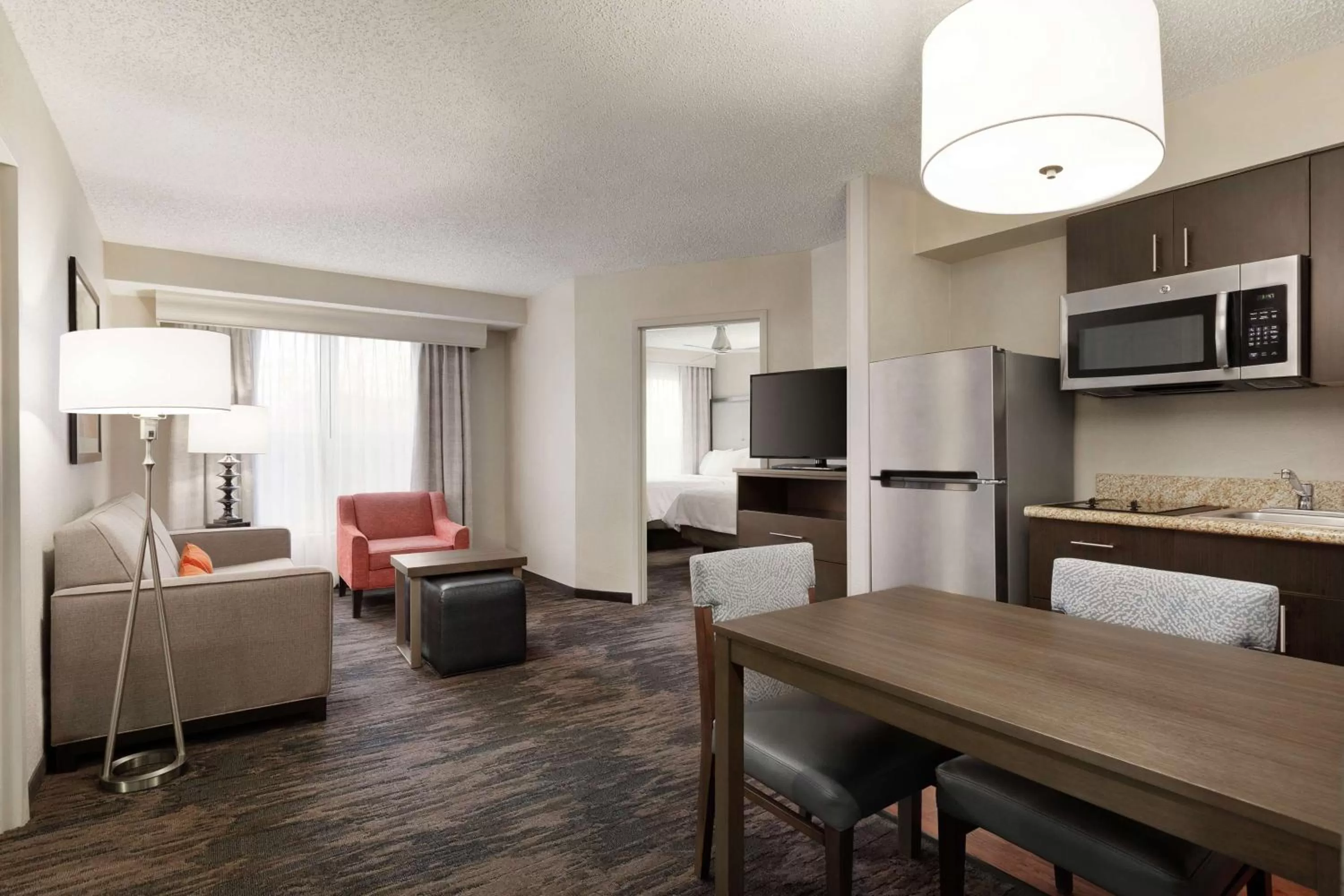 Living room in Homewood Suites by Hilton Dallas-Plano
