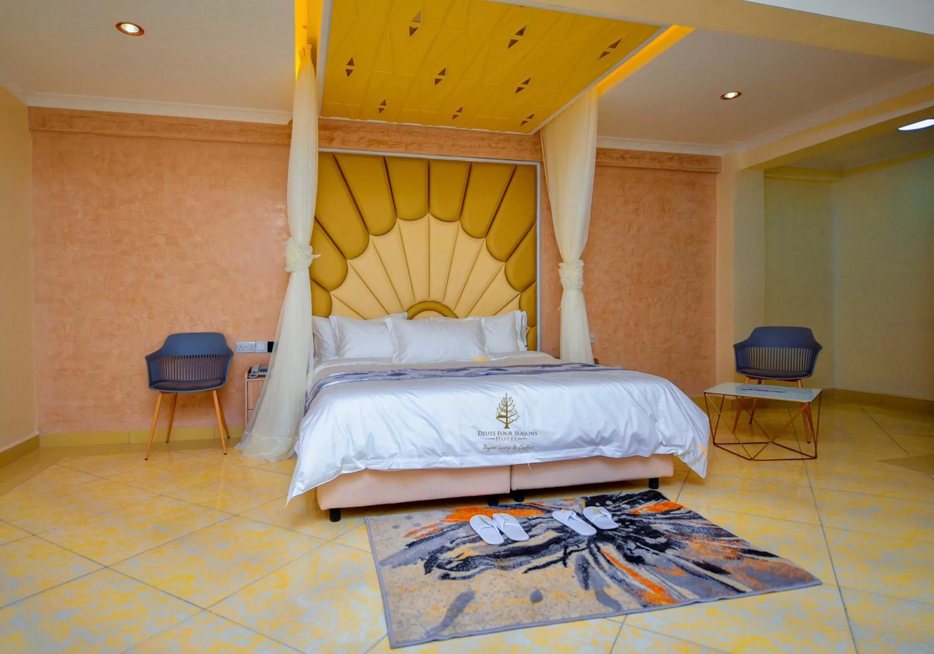 Bed in Deuts Four Seasons Hotel