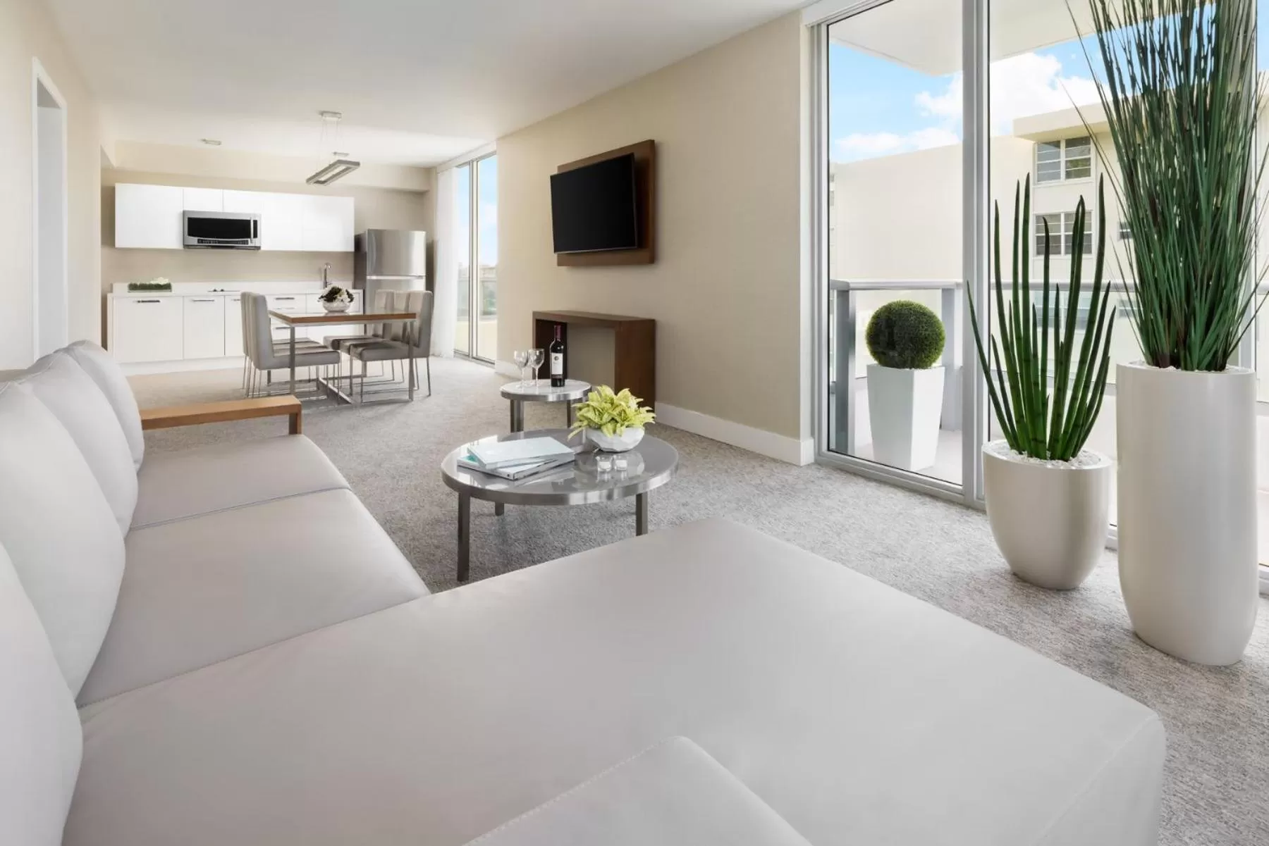 Living room in The Altair Bay Harbor Hotel