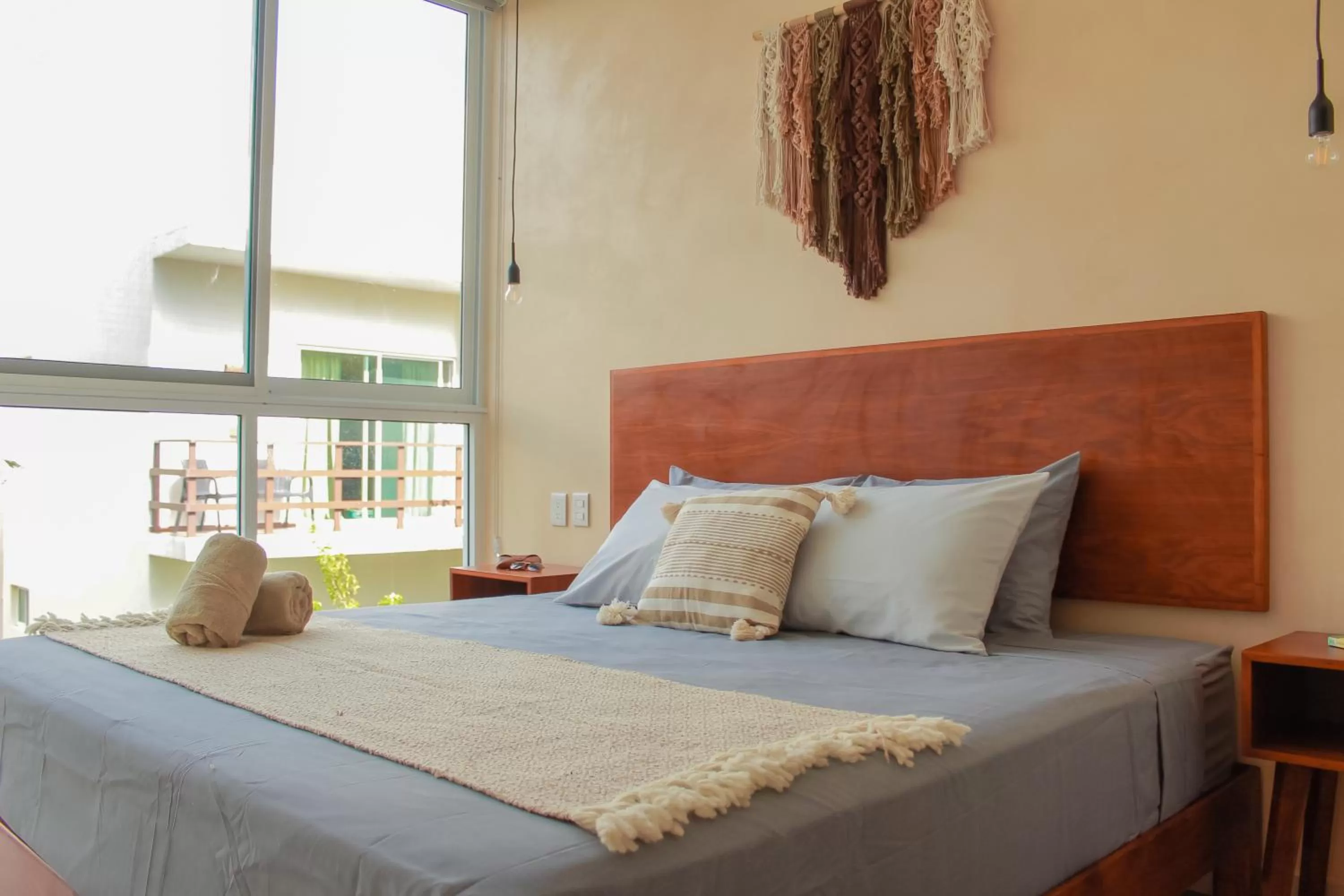 Bed in Gama 09 Apartments