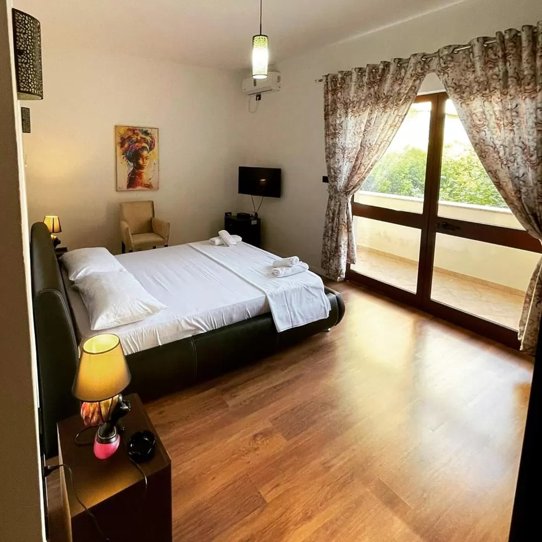 Bed in Hotel Ambasador