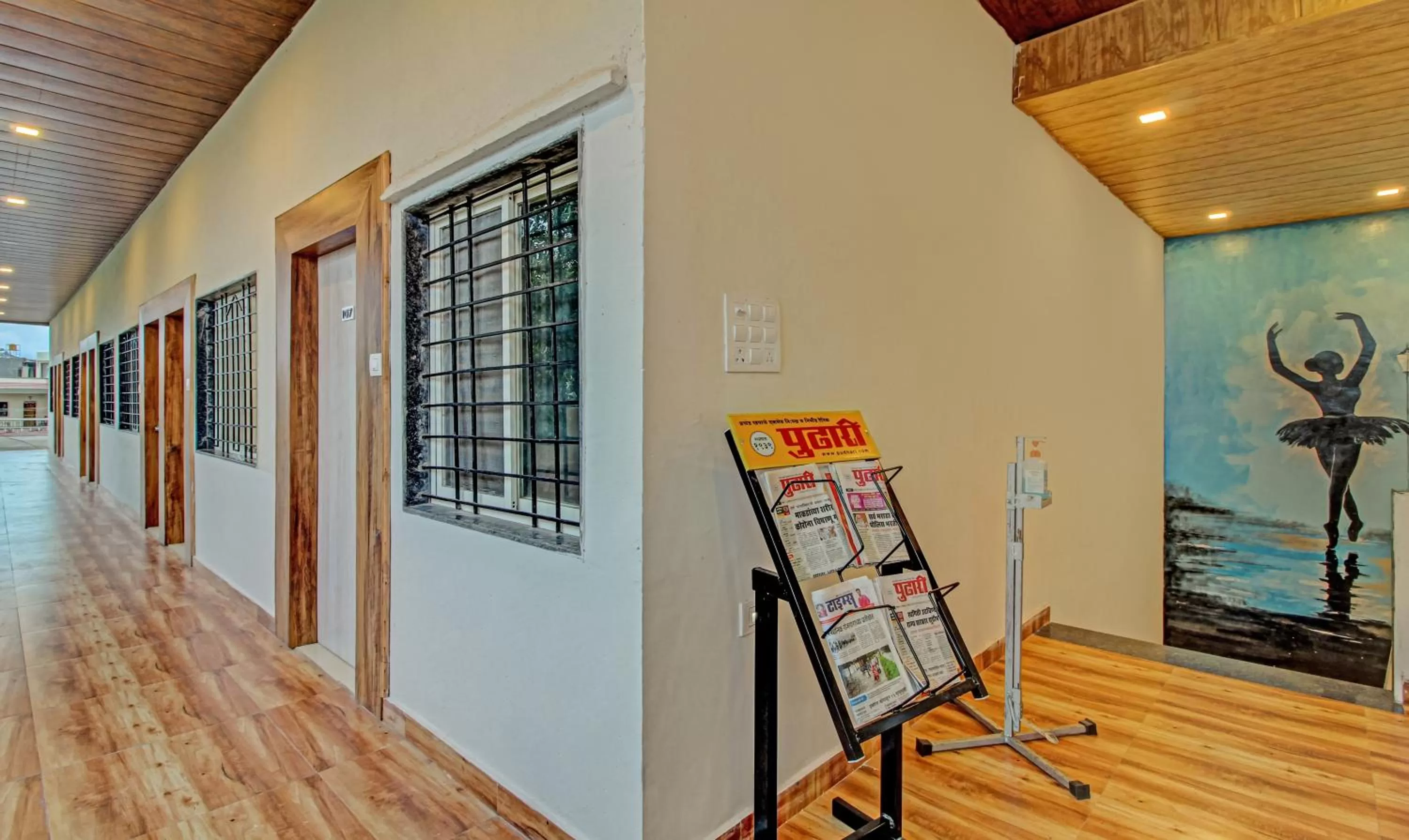 Lobby or reception in Sai Samrat Resort