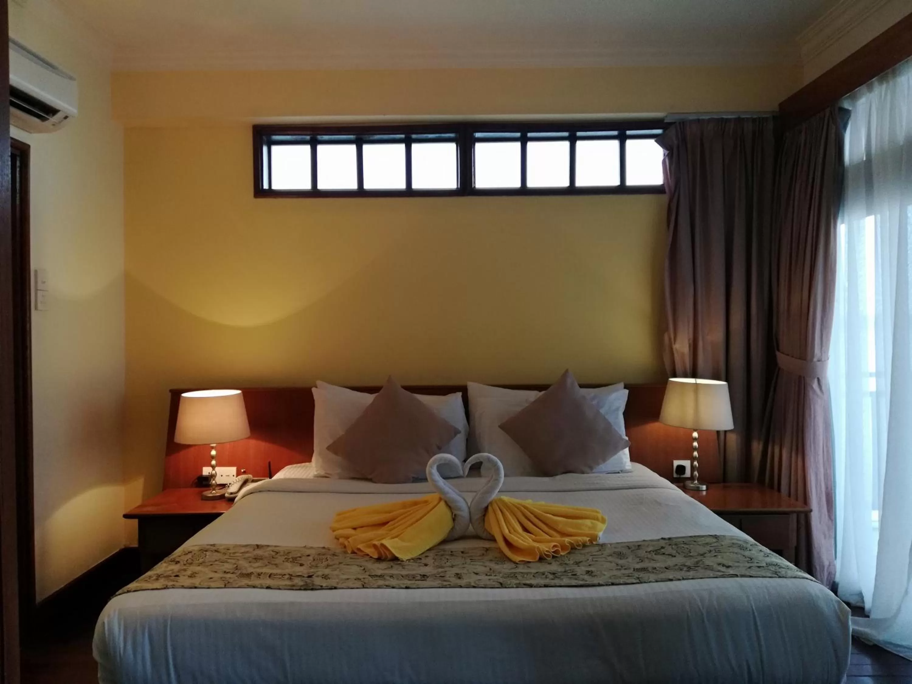 Bed in Langkawi Lagoon Beach Resort