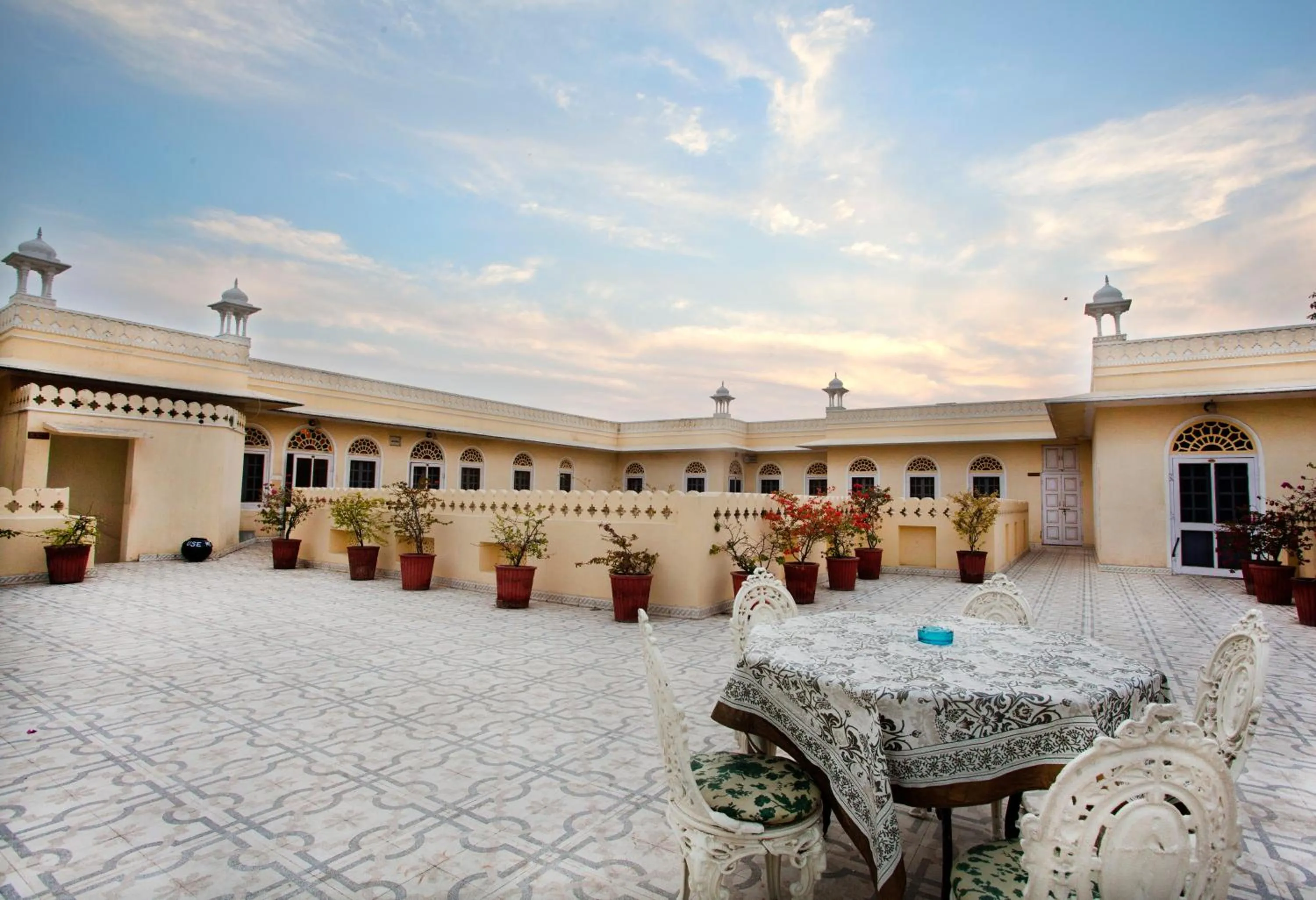 Balcony/Terrace in Alsisar Haveli - Heritage Hotel