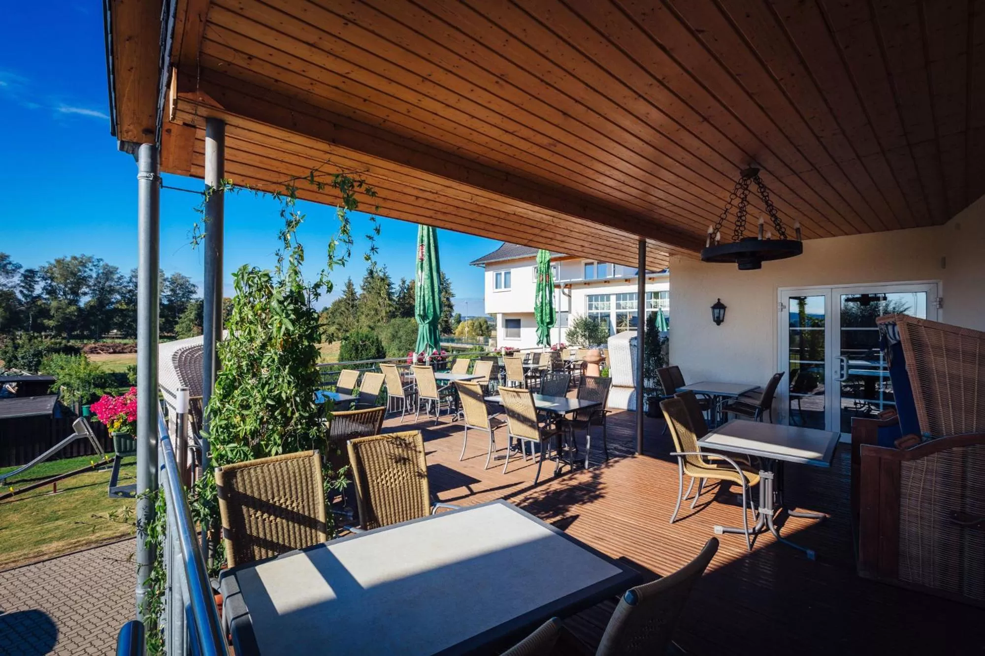 Balcony/Terrace in Landgasthof Zur scharfen Ecke