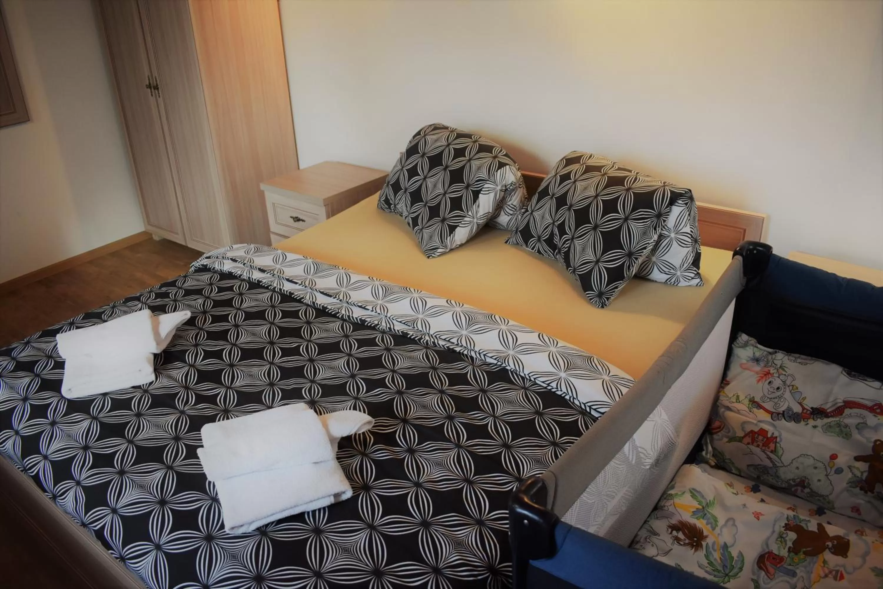 Bed in Motel Roubenka