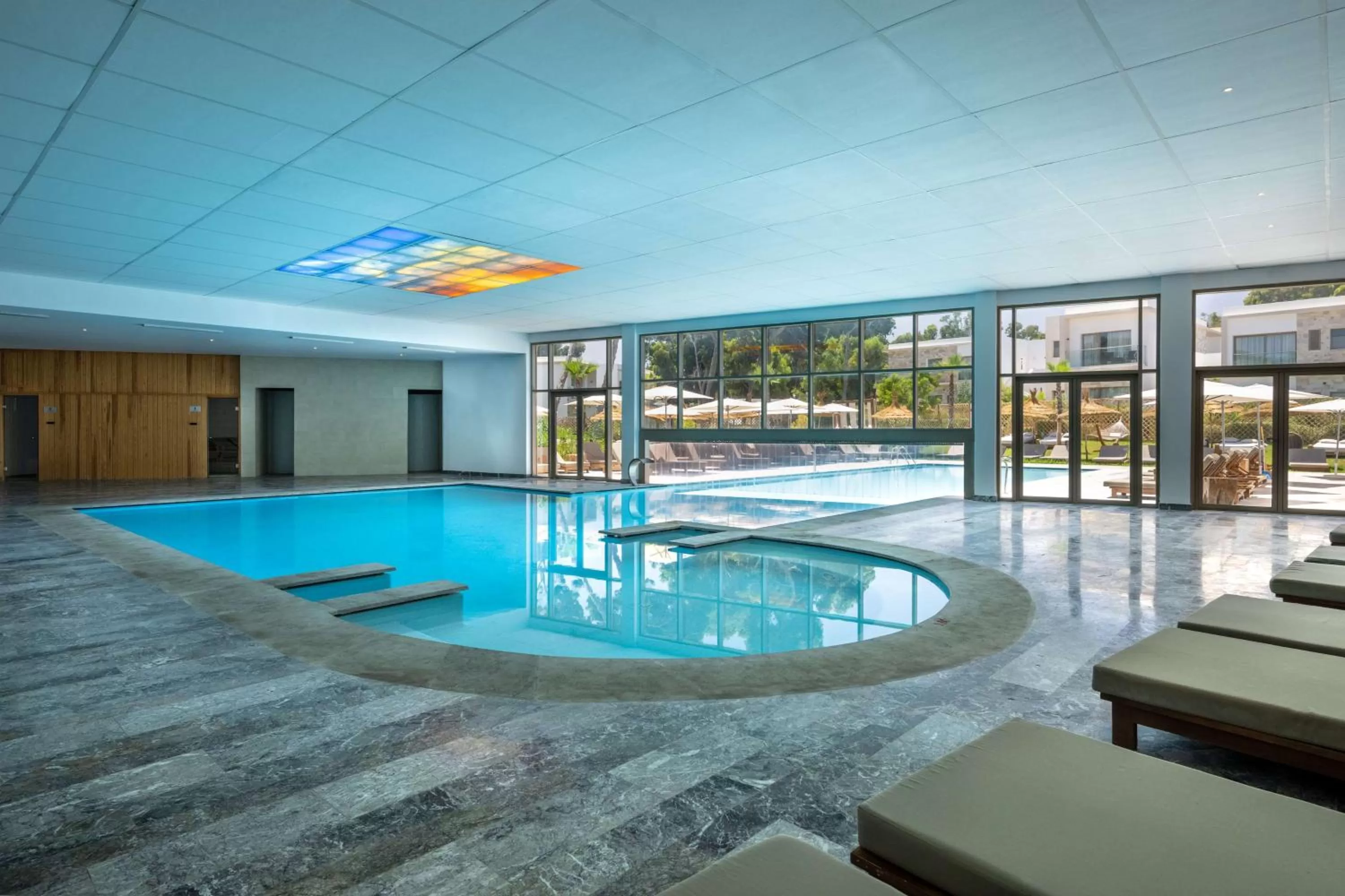 Pool view in Radisson Blu Resort Al Hoceima