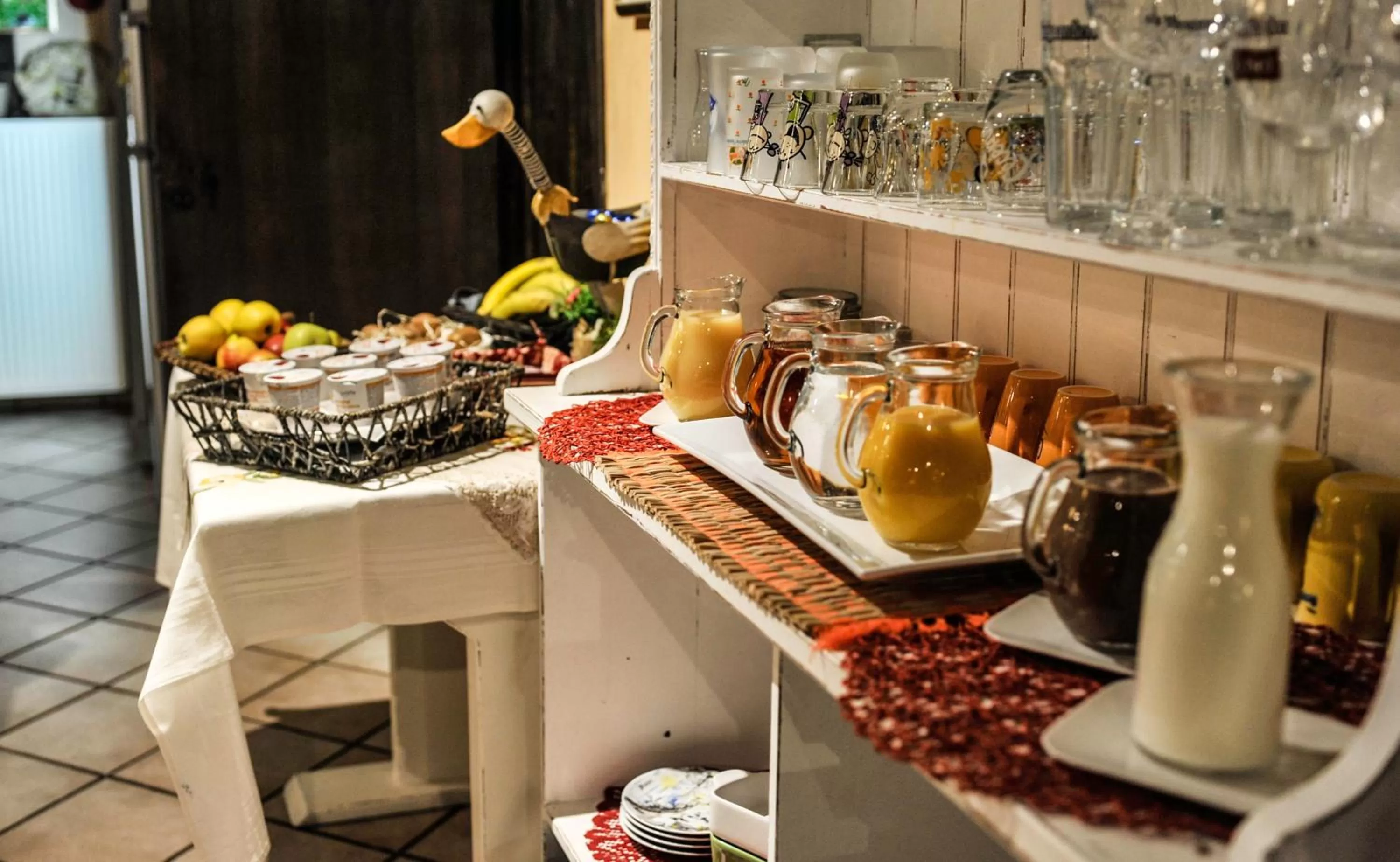 Buffet breakfast in B&B De Dubbelmolen