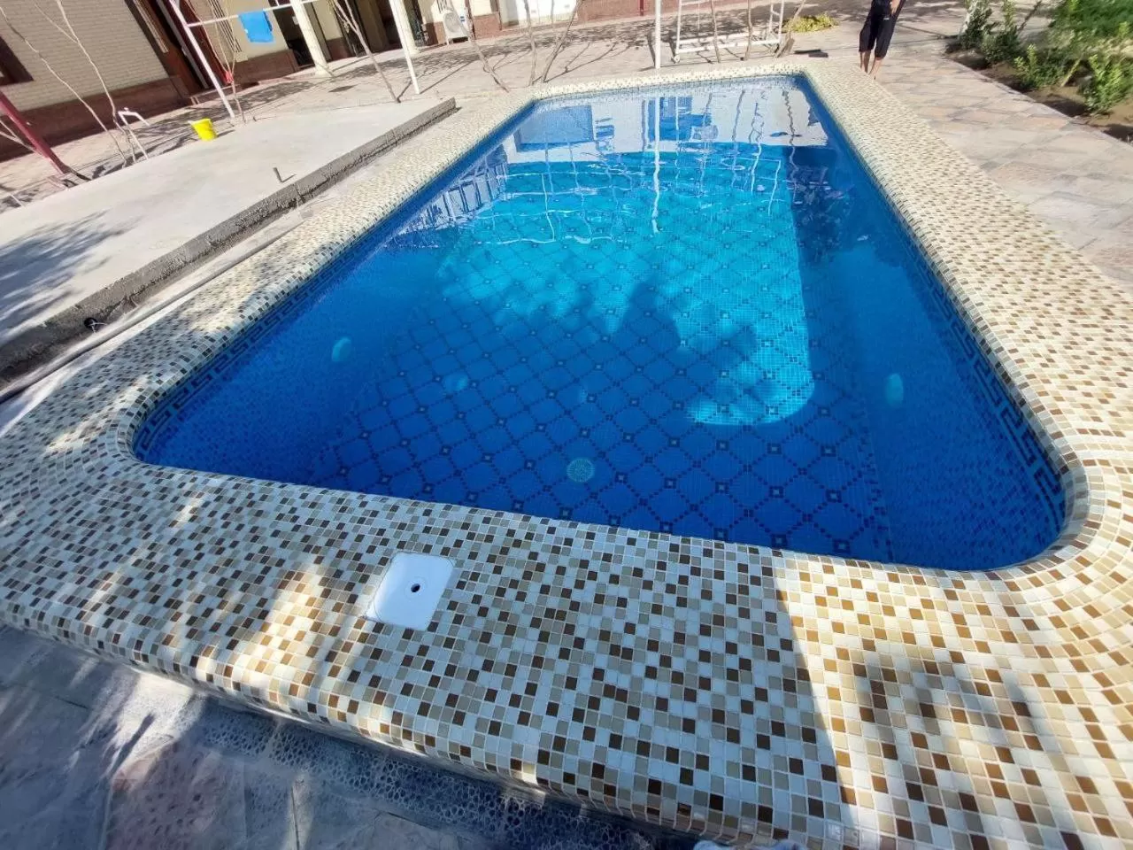 Pool view in Samarabonu Hotel