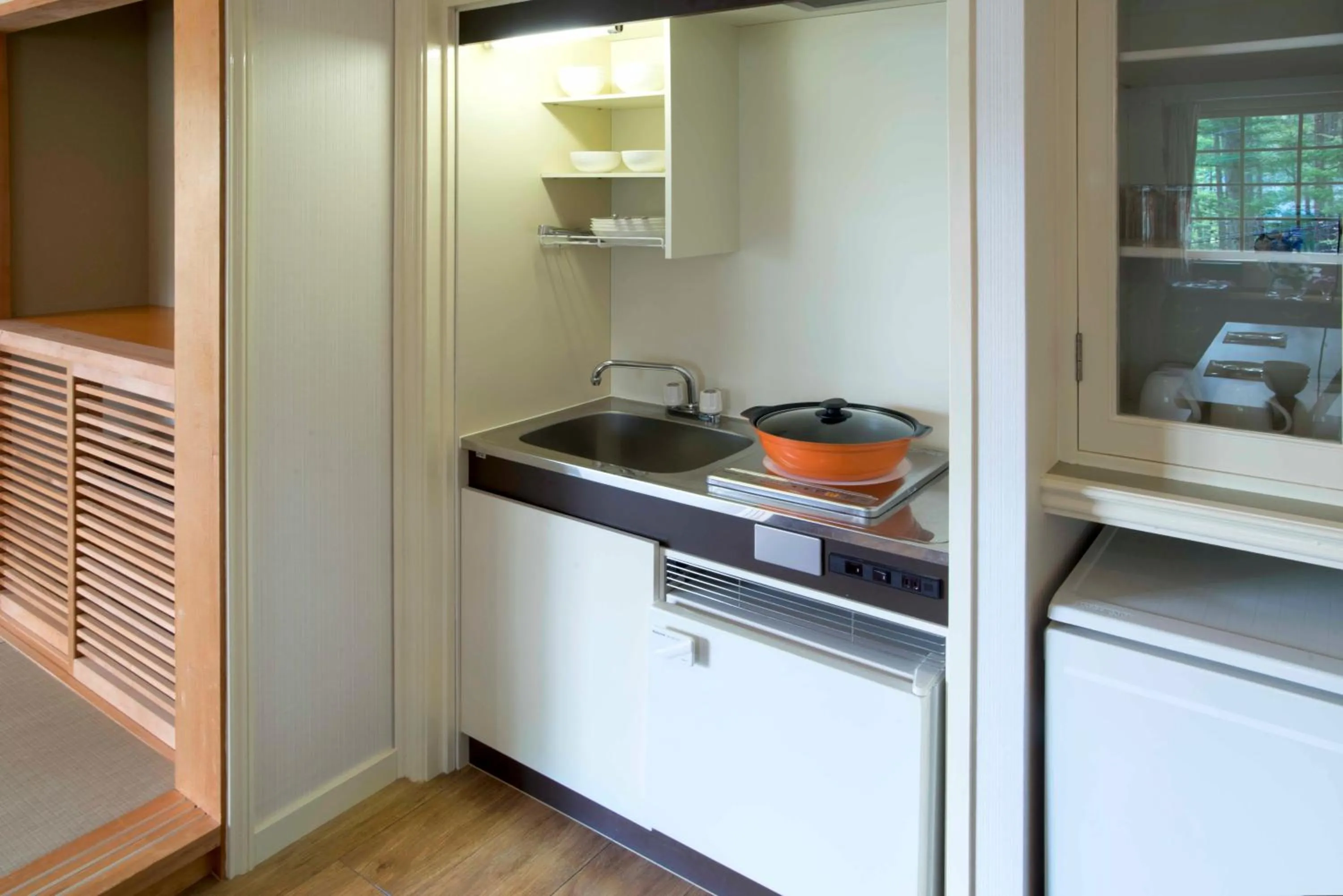 Kitchen or kitchenette in Resort Villa Takayama