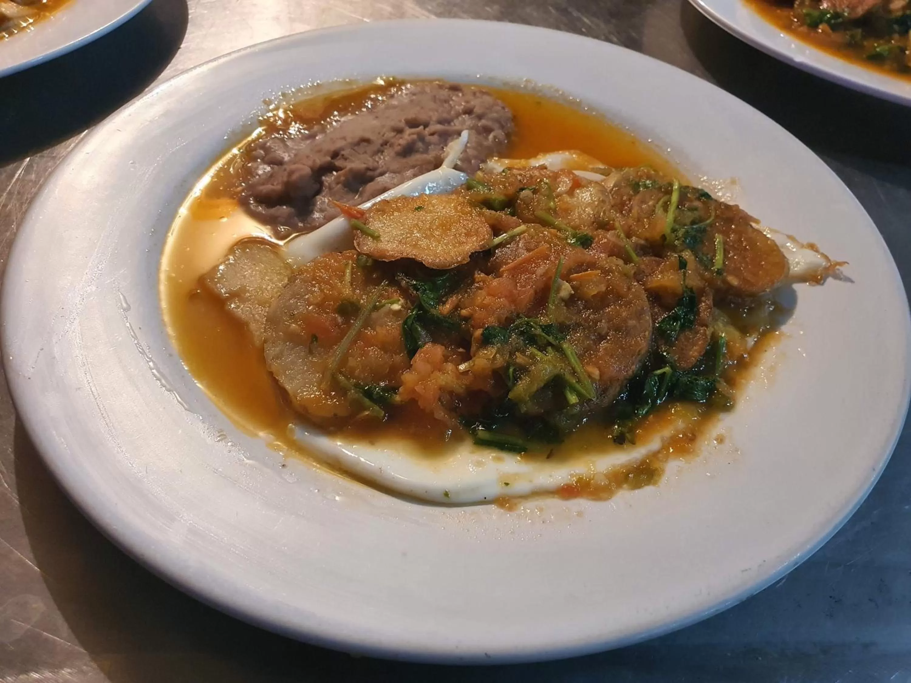 Breakfast in Hotel Posada Santa Fe Sabinas