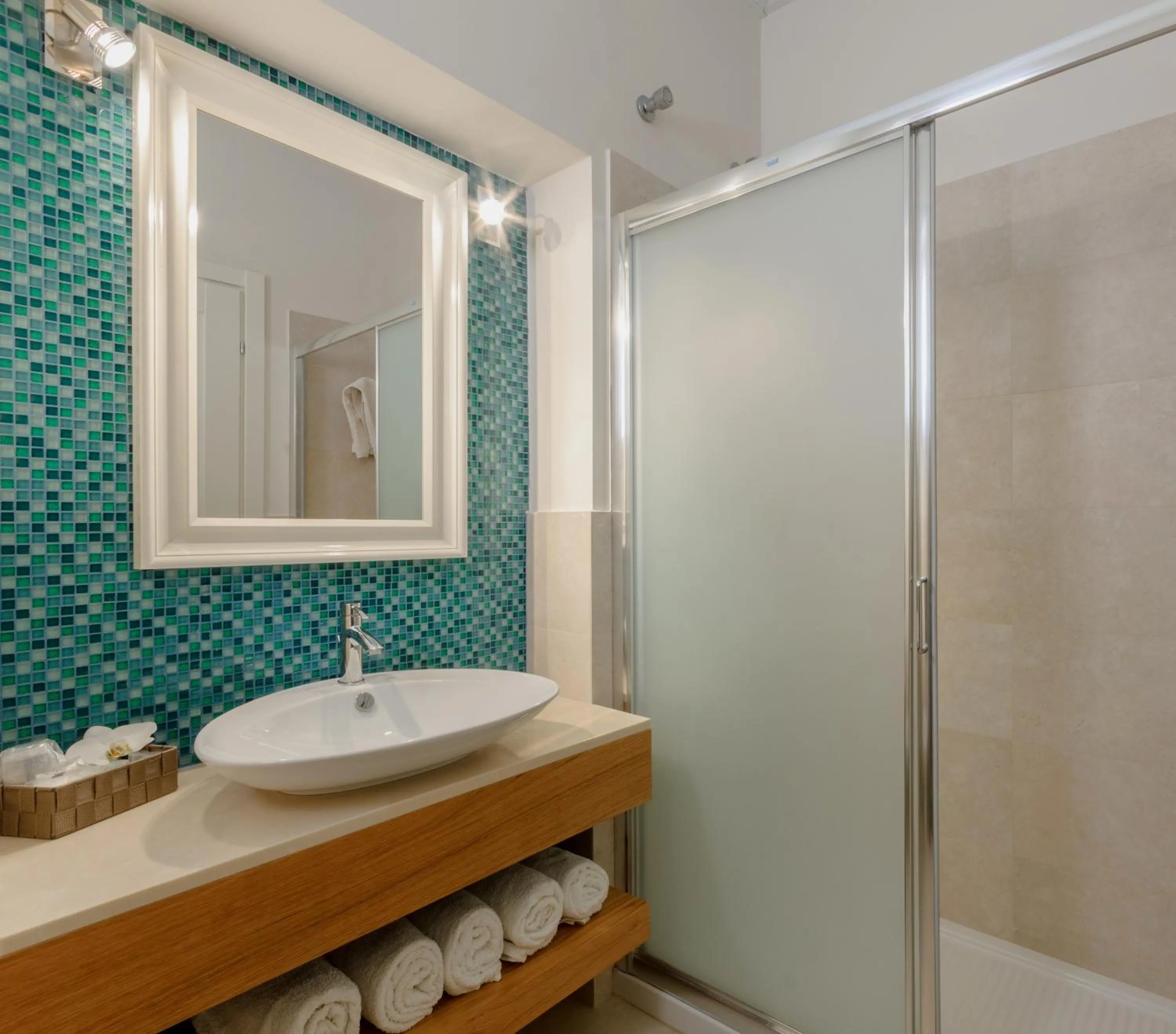 Bathroom in Hotel Moderno