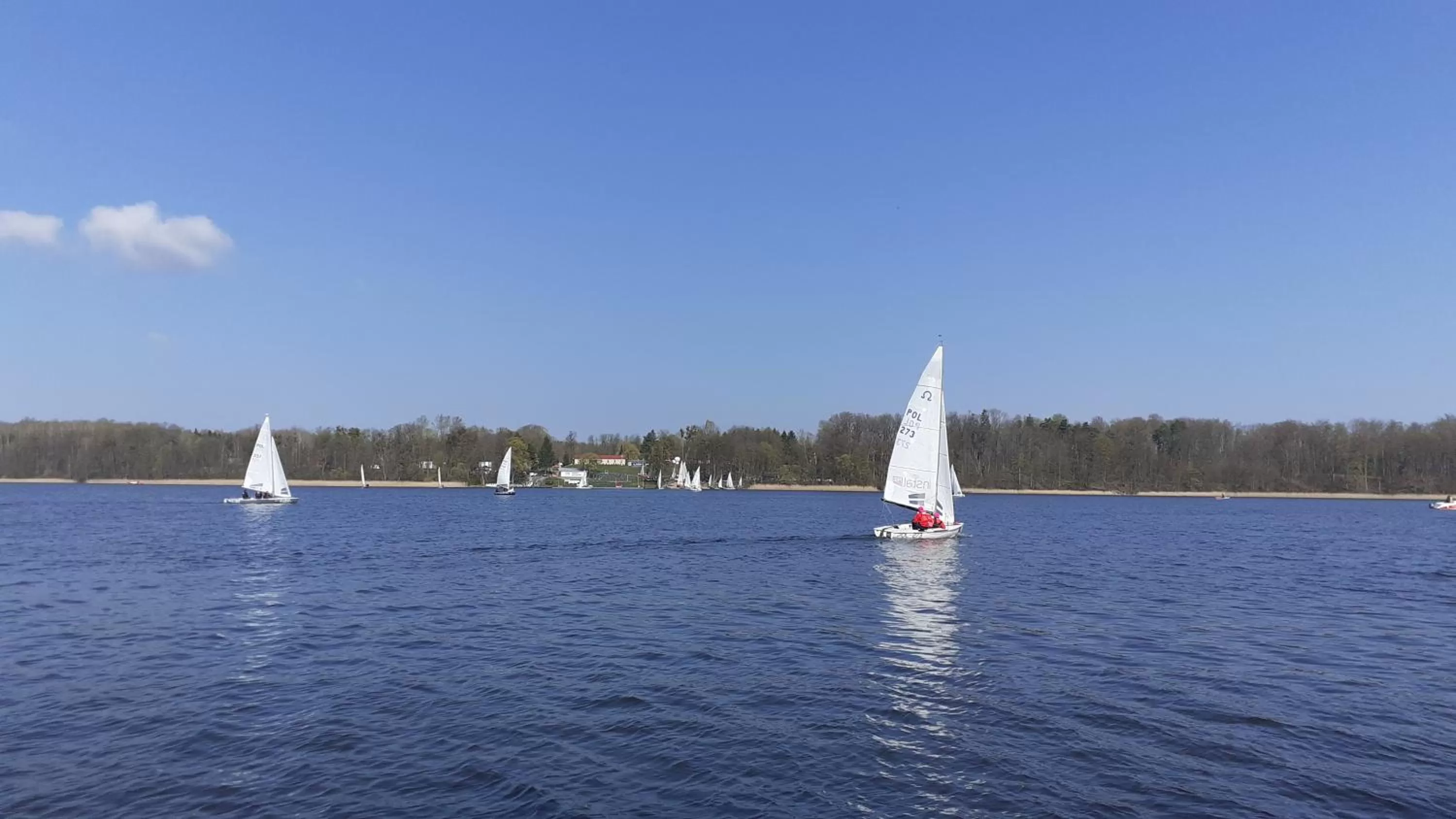 Lake view in Port Jeziorak