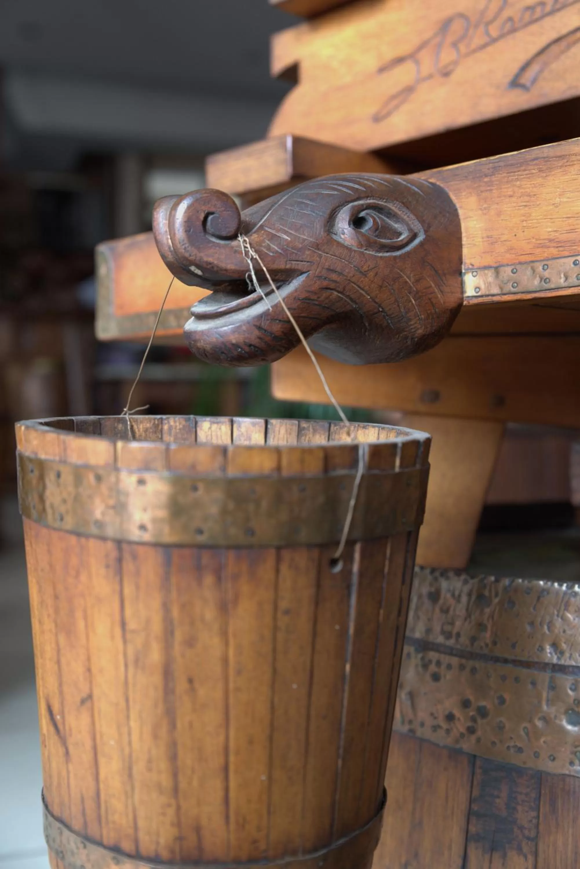 Decorative detail in Hotel Le Relais Normand