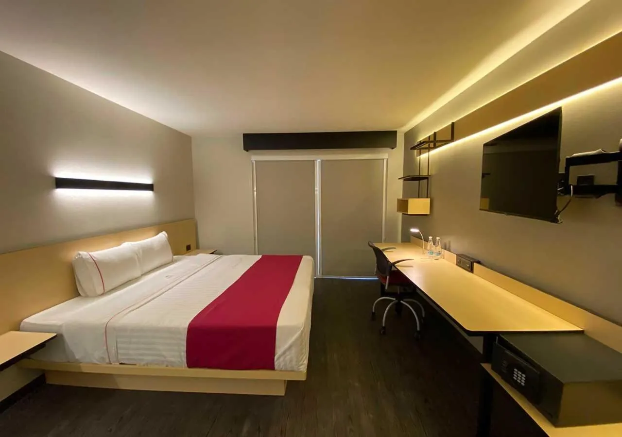 Bed in Hotel MX mas cuautitlan Izcalli, Trademark by Wyndham