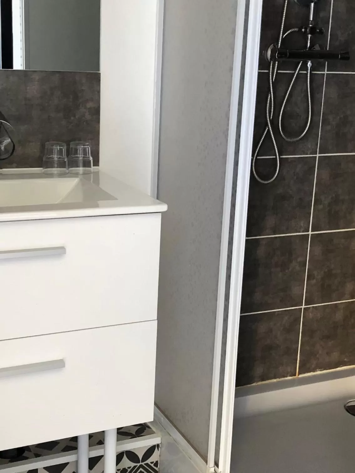 Bathroom in chambres d'hotes Labatut