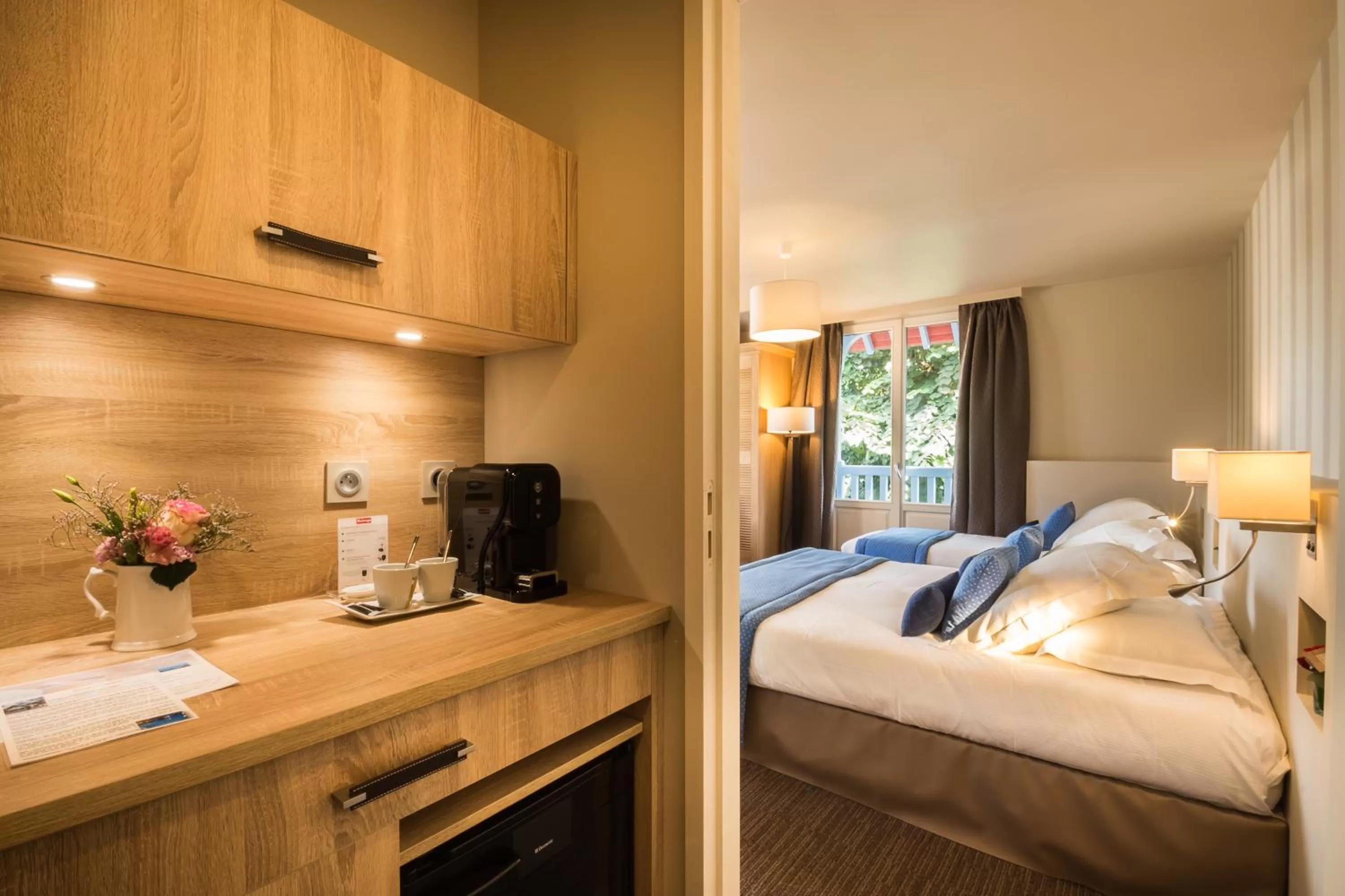 Bedroom, Bed in Villa Odette