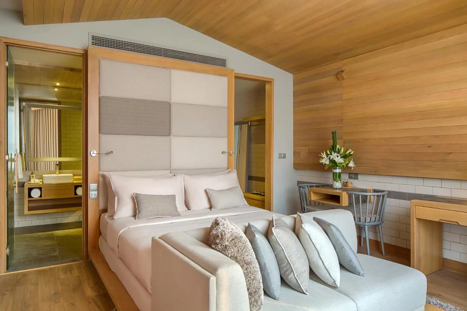 Bed in Fusion Suites Saigon